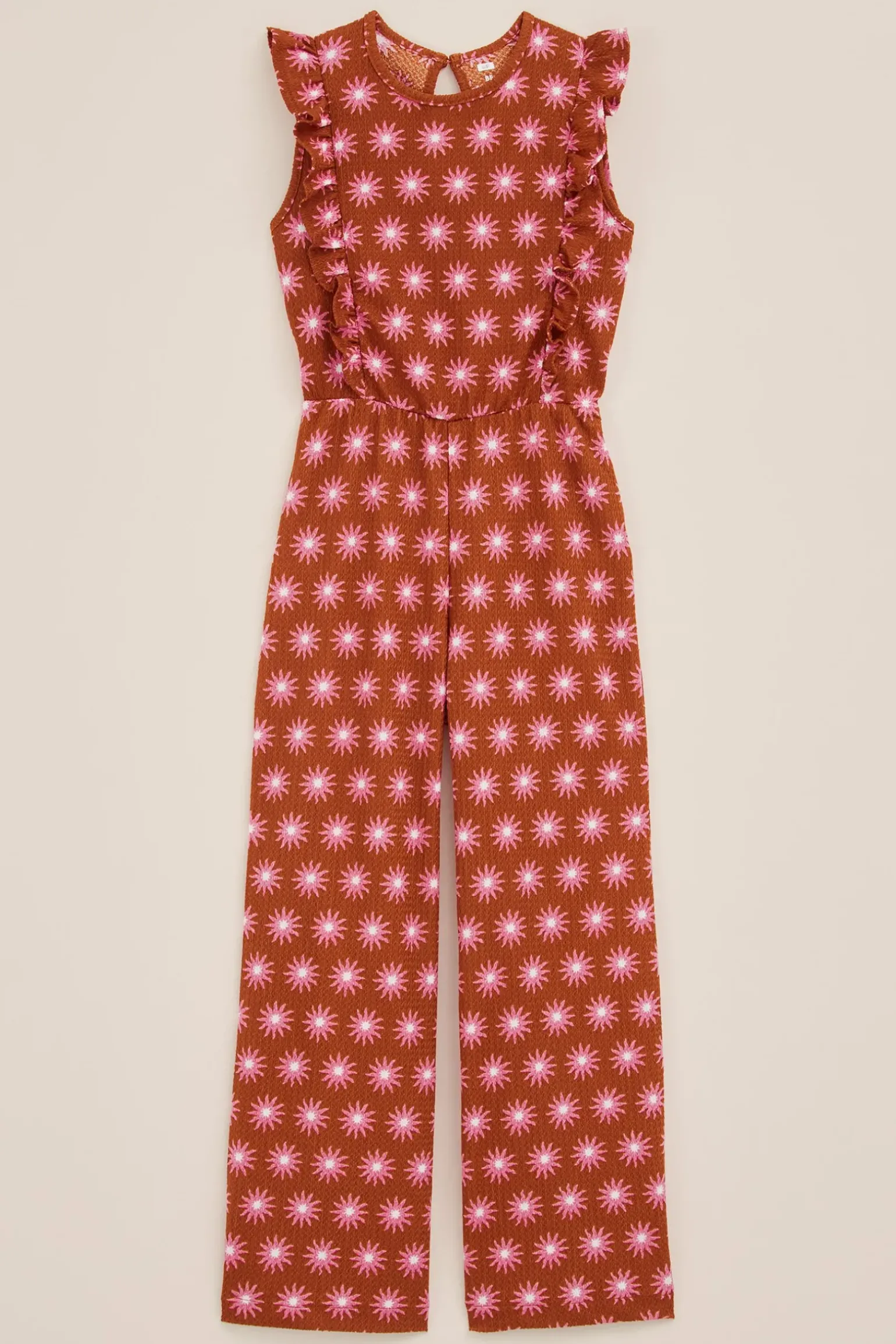 Meisjes jumpsuit met dessin