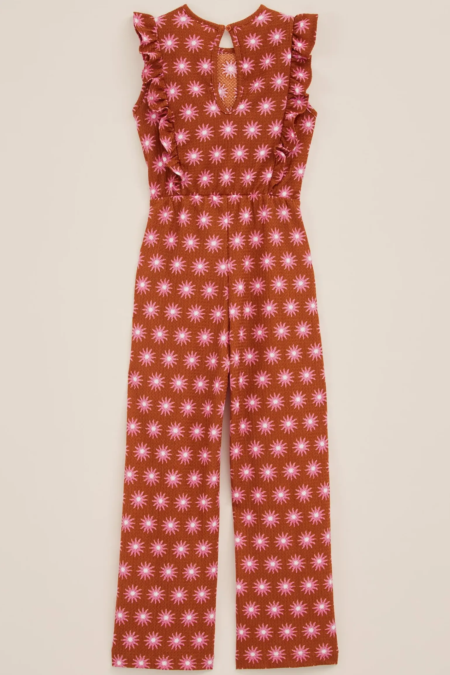 Meisjes jumpsuit met dessin