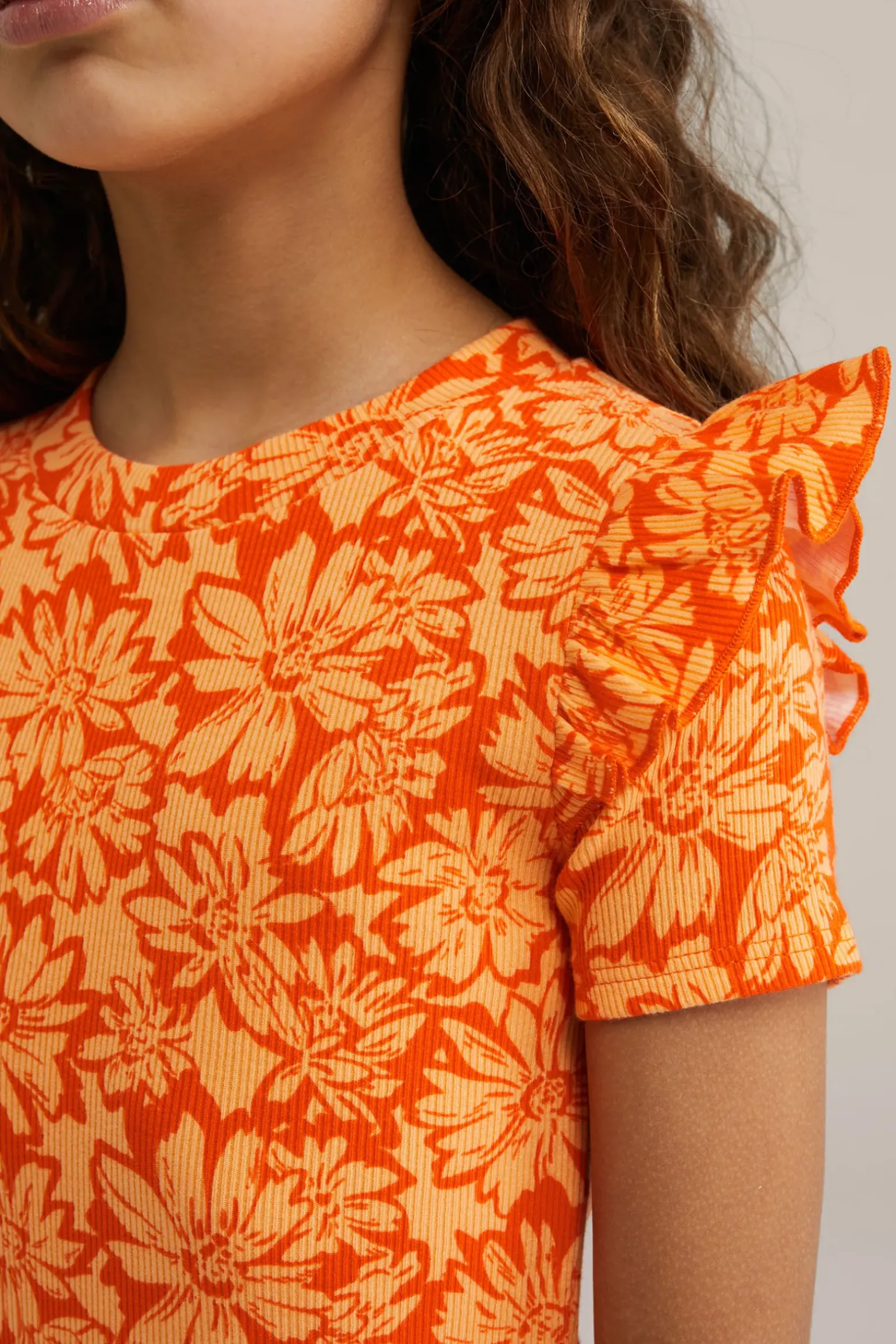 Meisjes jurk met dessin