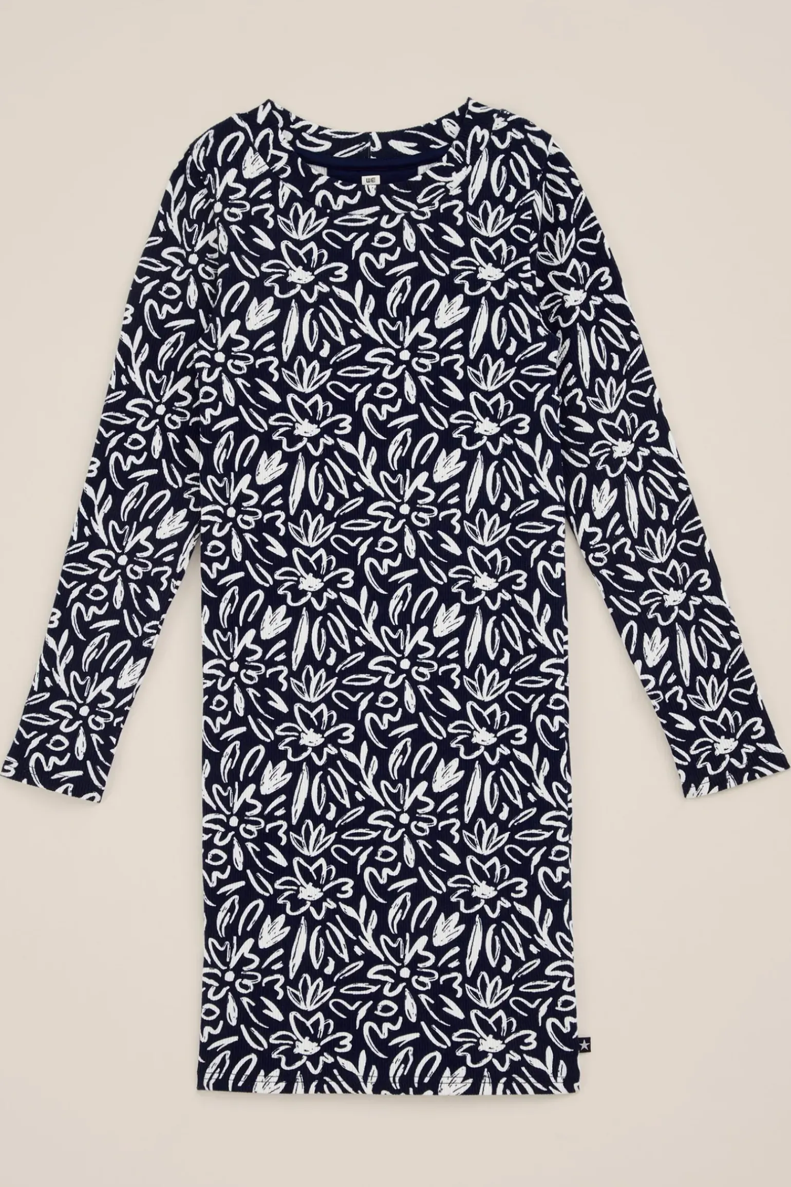 Meisjes jurk met dessin