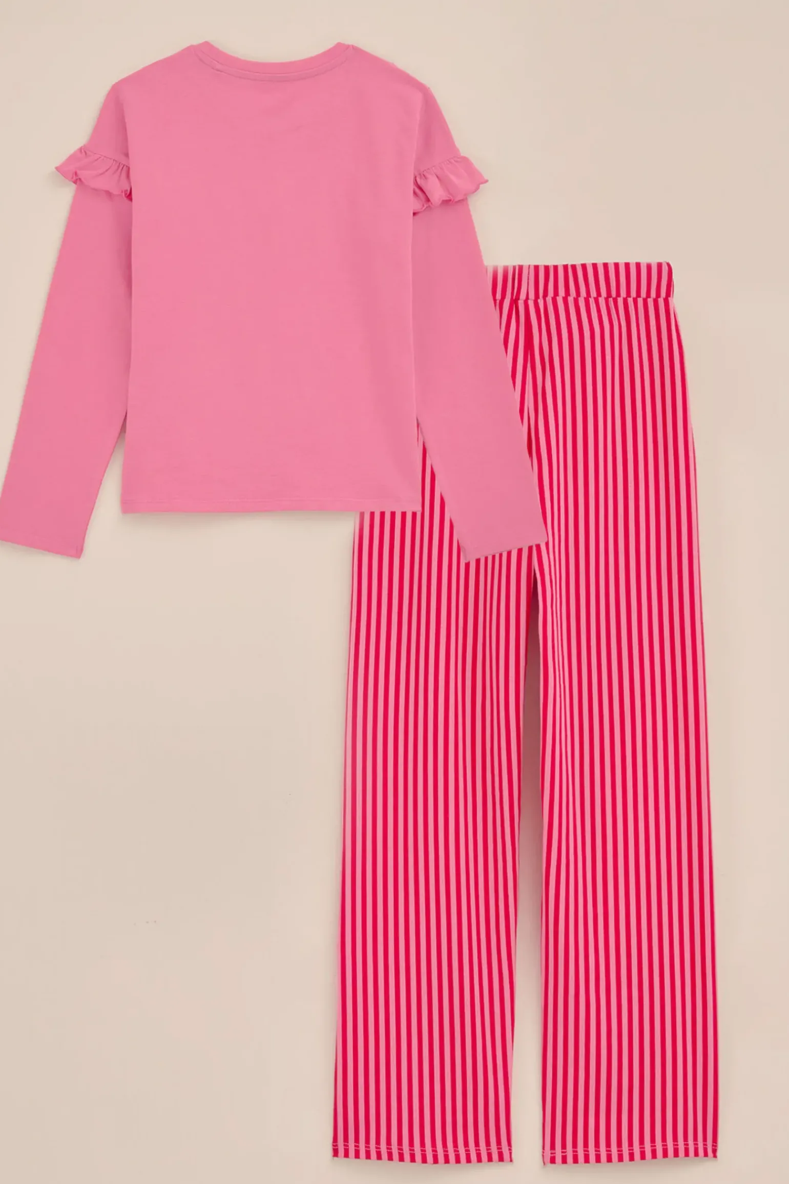 Meisjes pyjamaset met opdruk