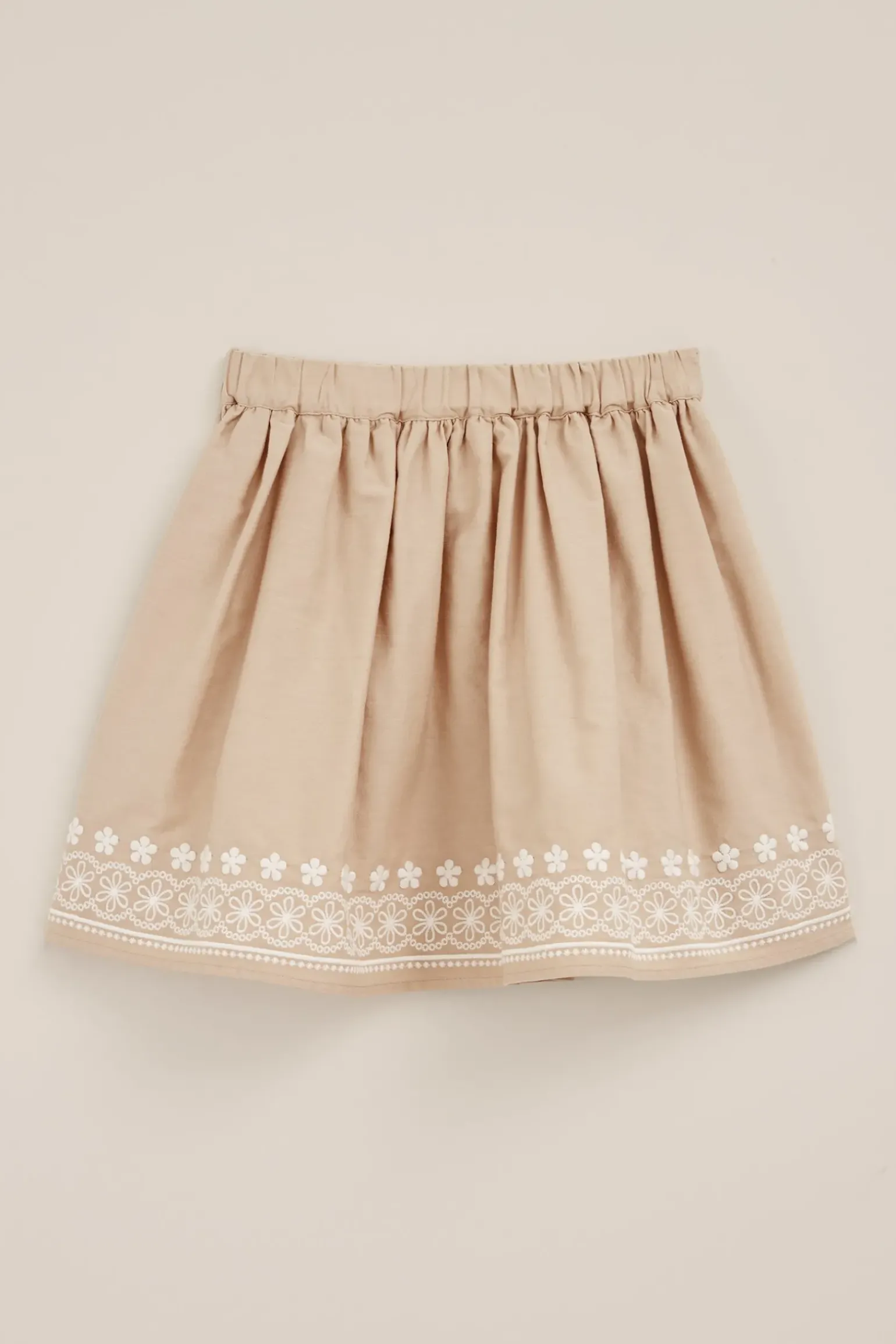 Meisjes rok met embroideries