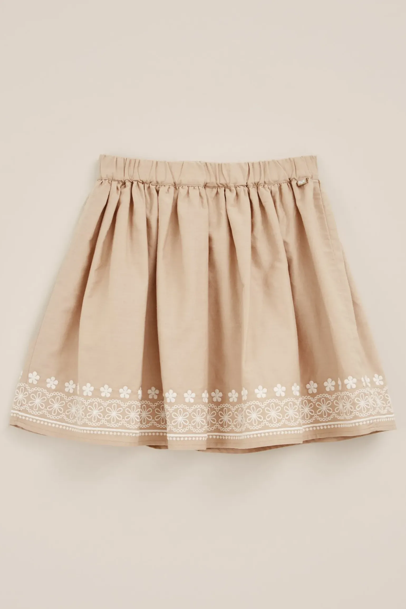 Meisjes rok met embroideries