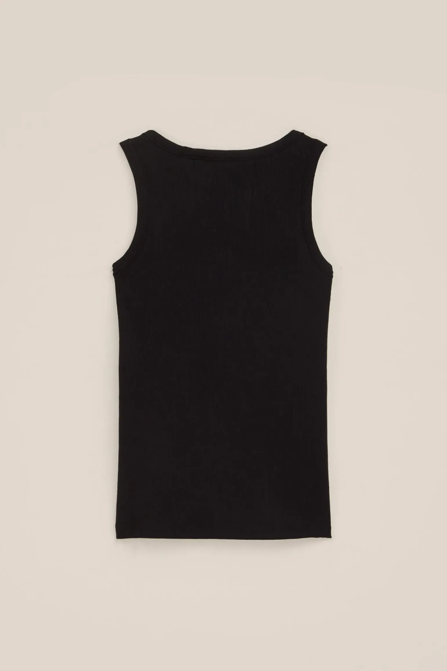 Meisjes singlet van ribstof