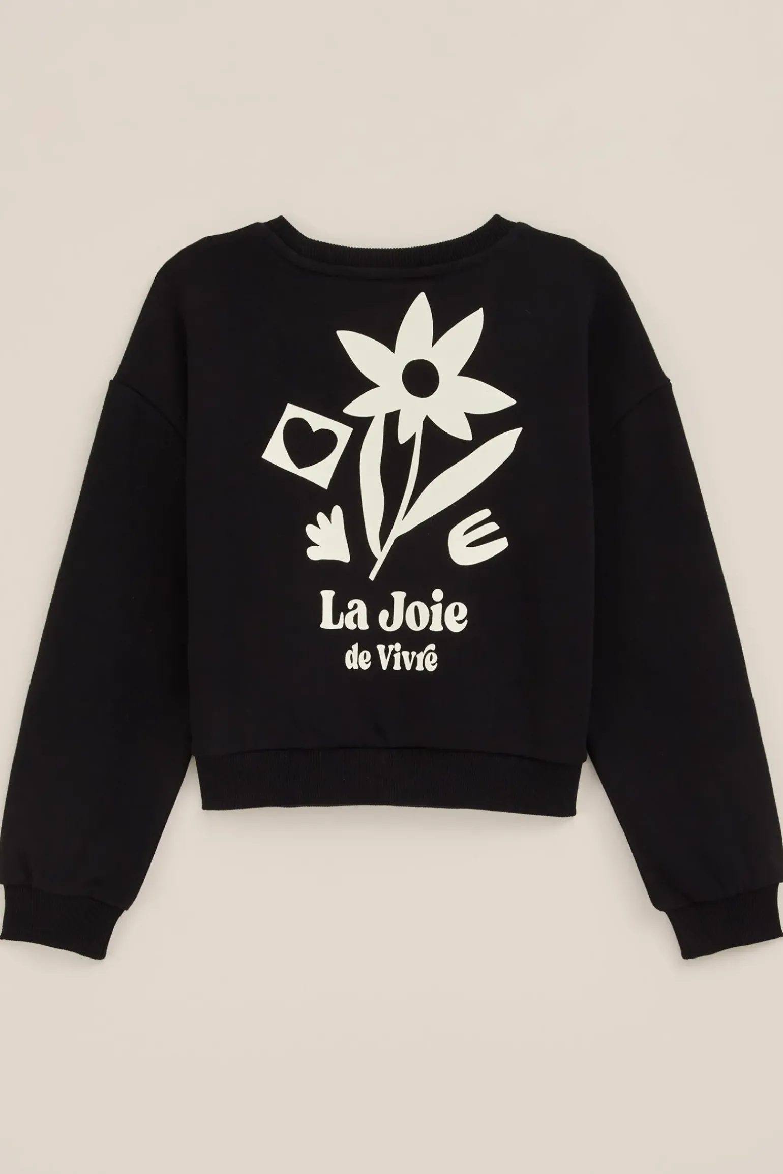 Meisjes sweater met opdruk