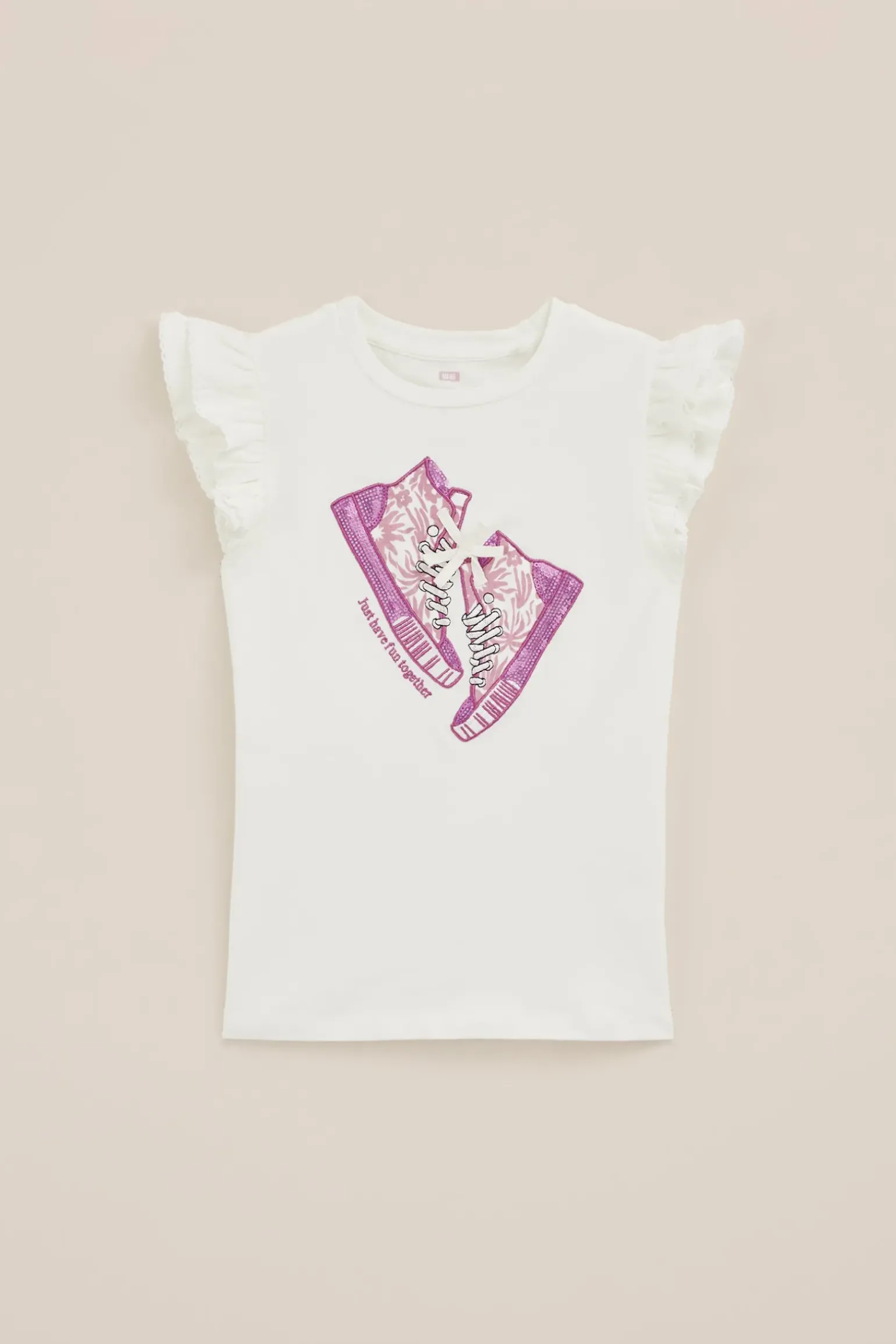 Meisjes top met opdruk