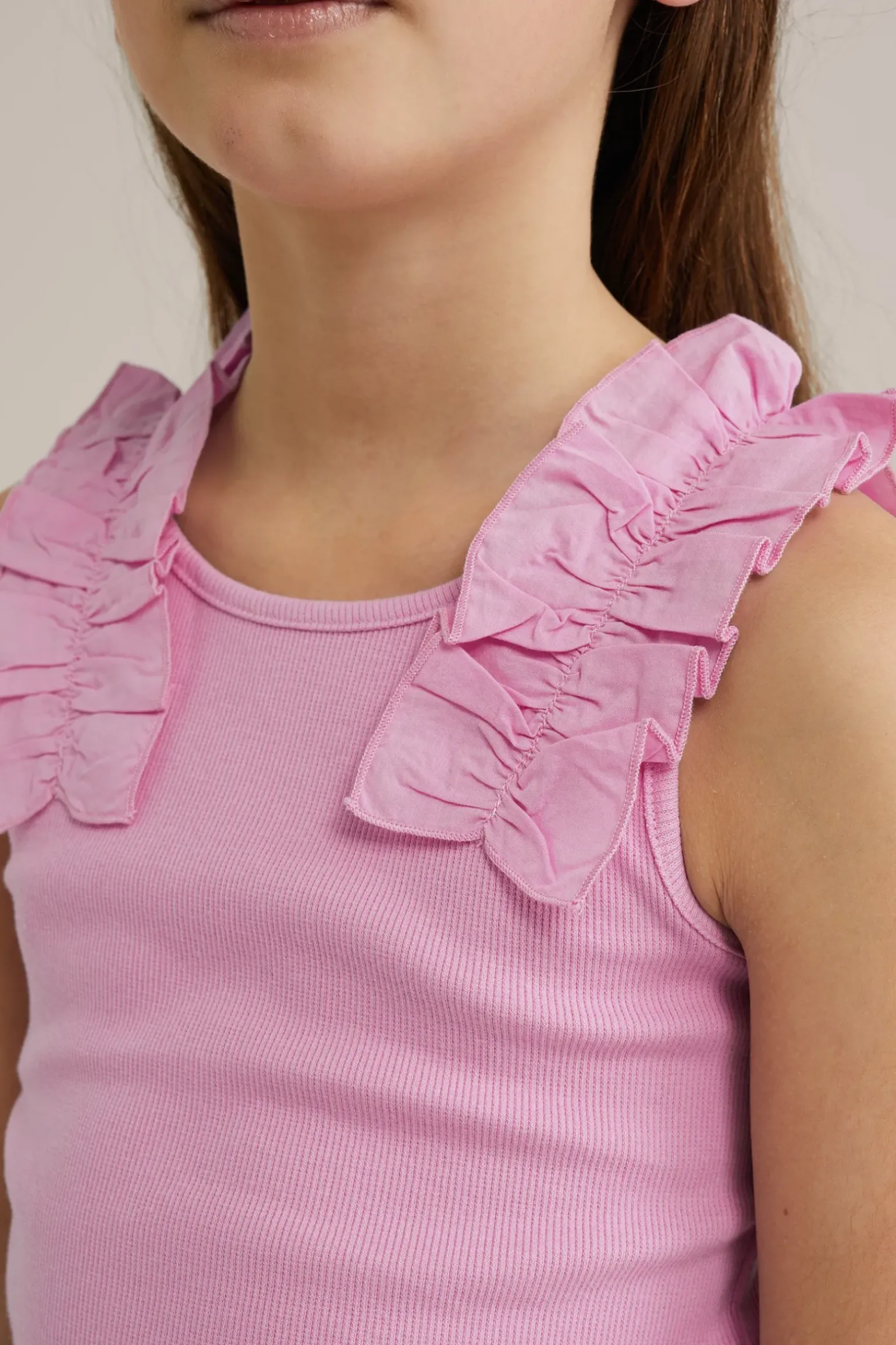 Meisjes top met ruches
