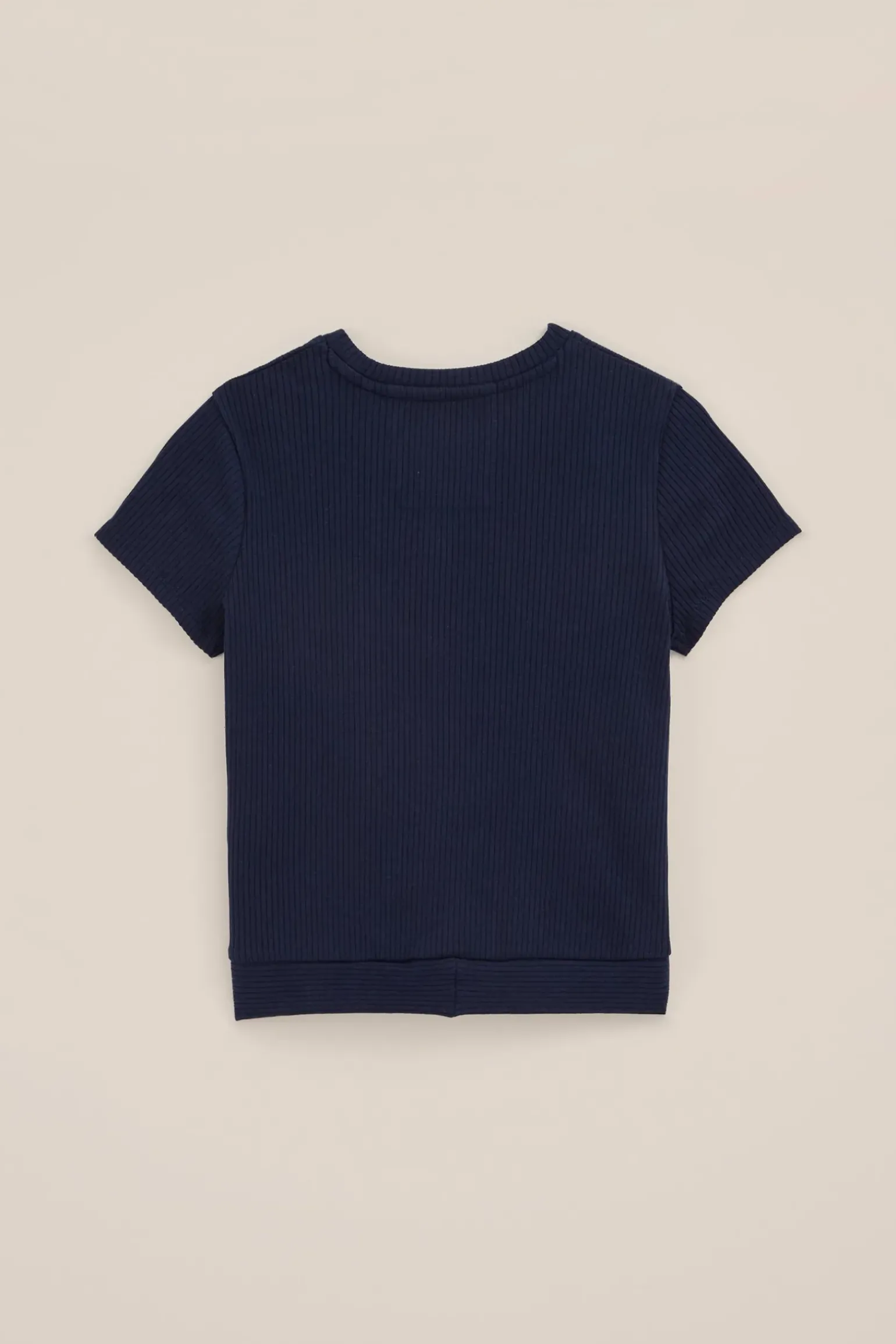 Meisjes T-shirt met knoopdetail