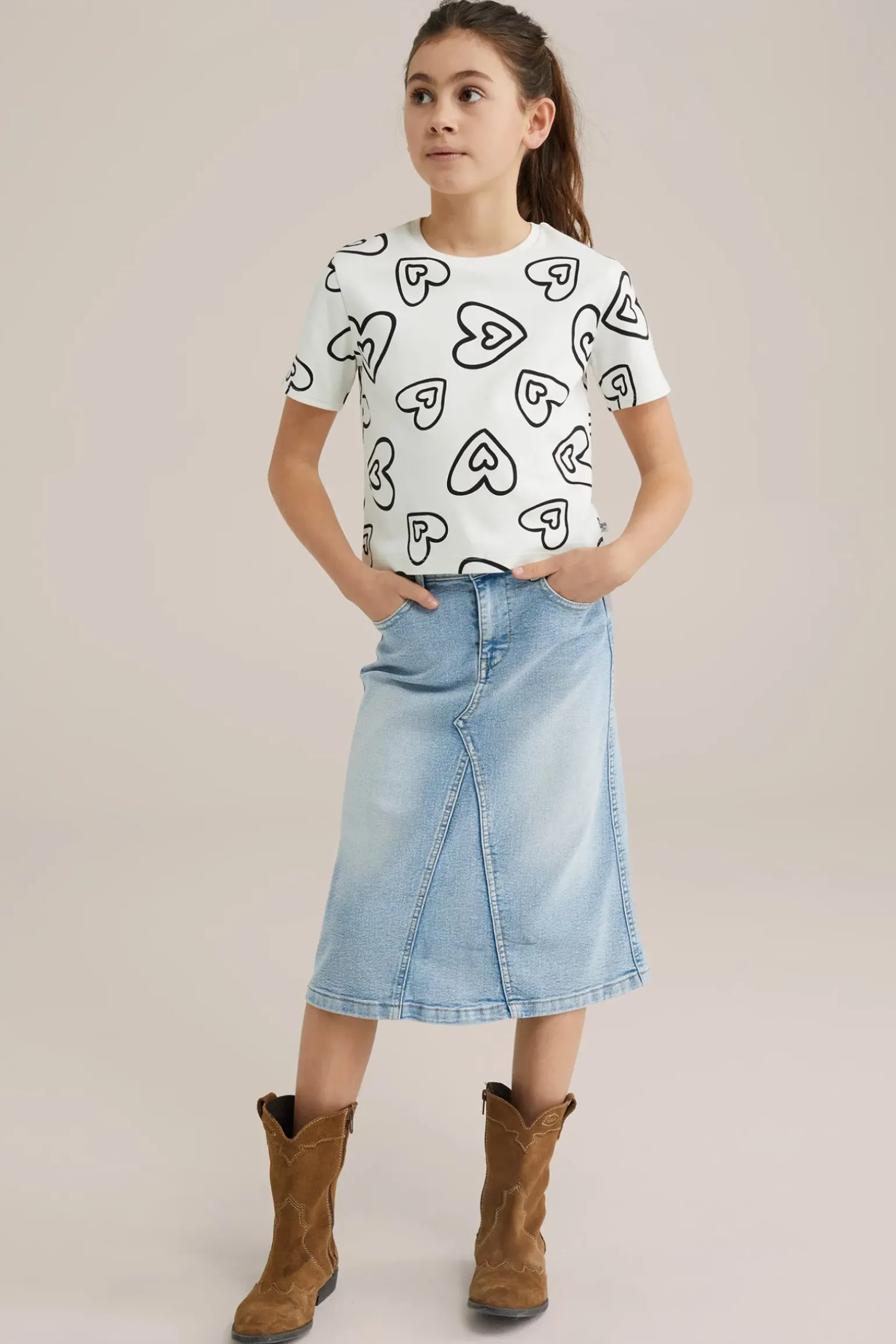 Meisjes T-shirt met opdruk