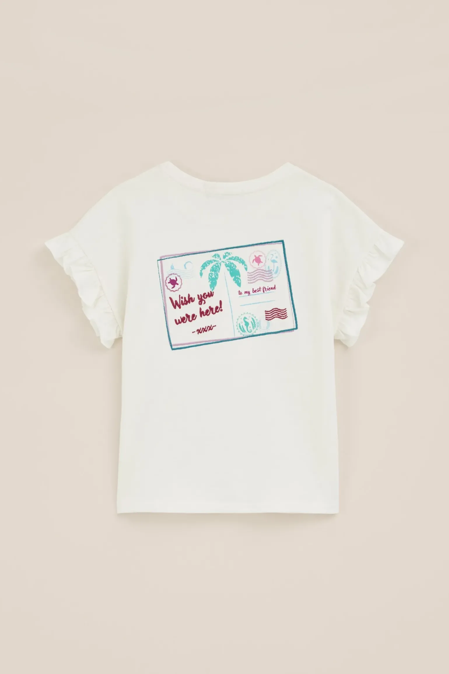 Meisjes T-shirt met opdruk