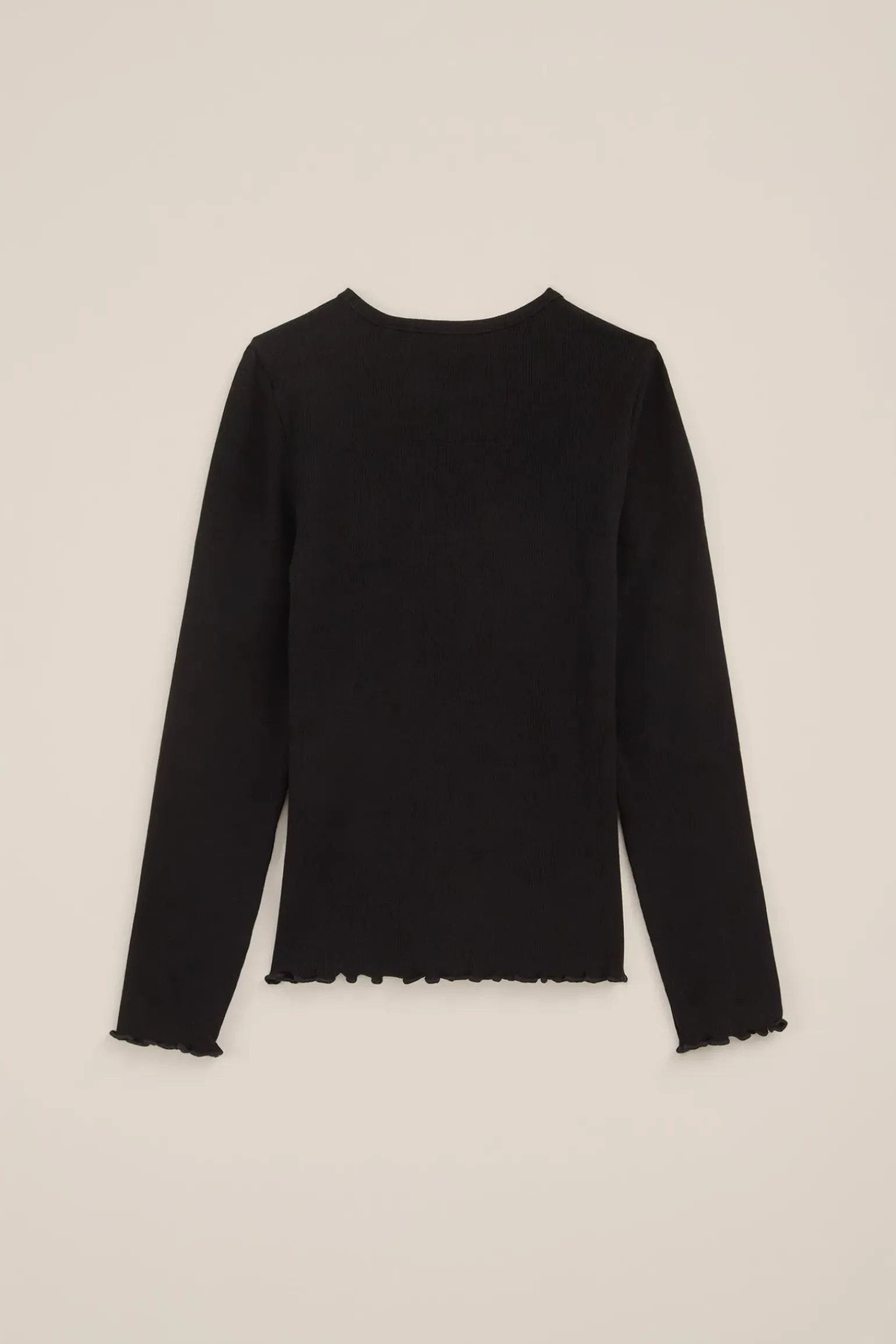 Meisjes T-shirt van ribstof