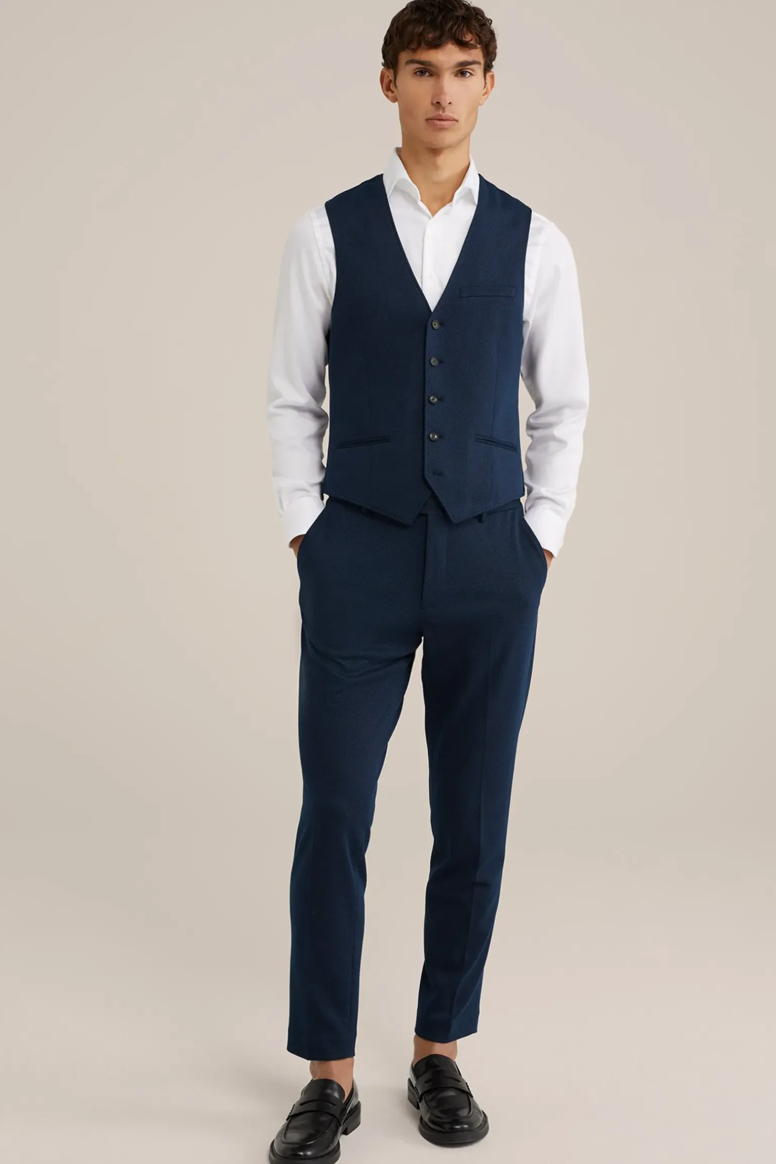 melange gilet met stretch