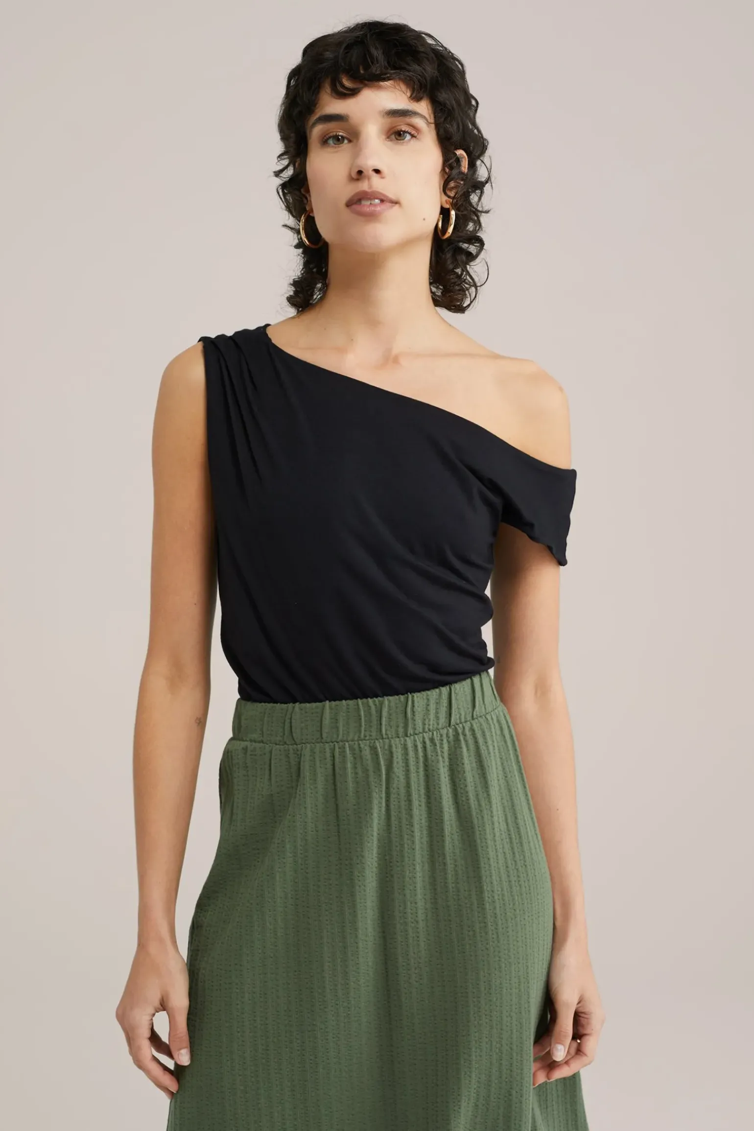 off-shoulder top