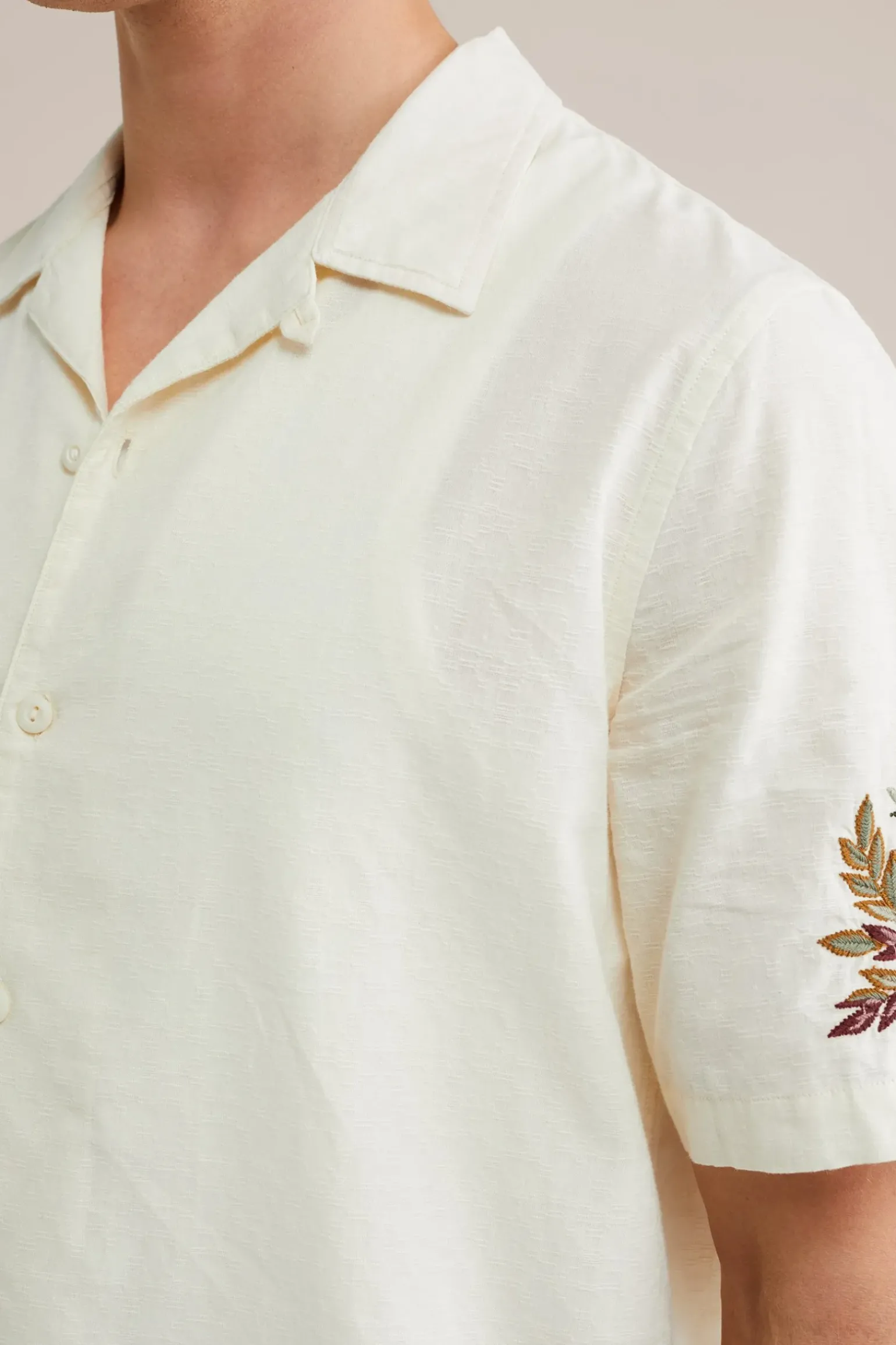 overhemd met embroideries
