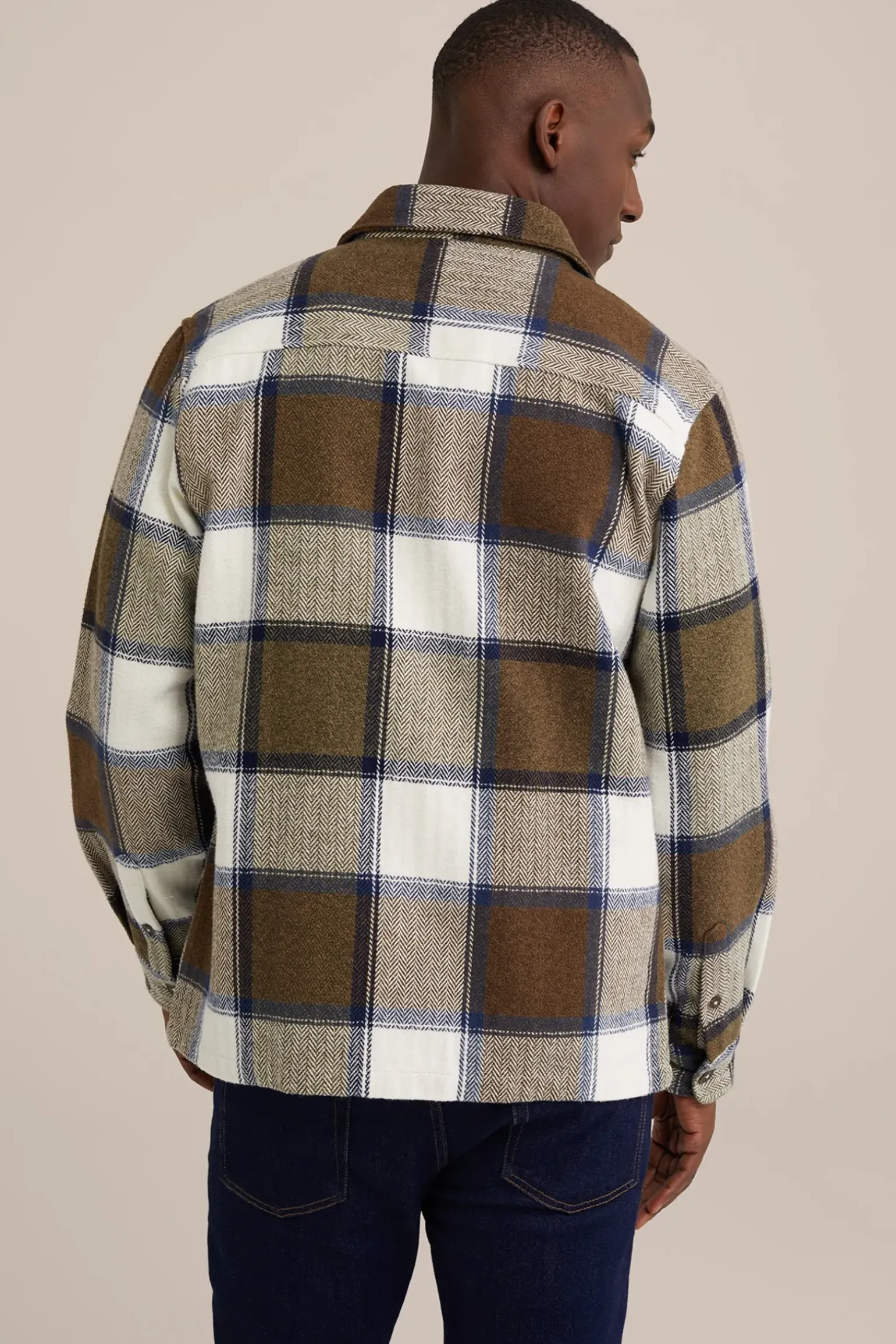 overshirt met ruit