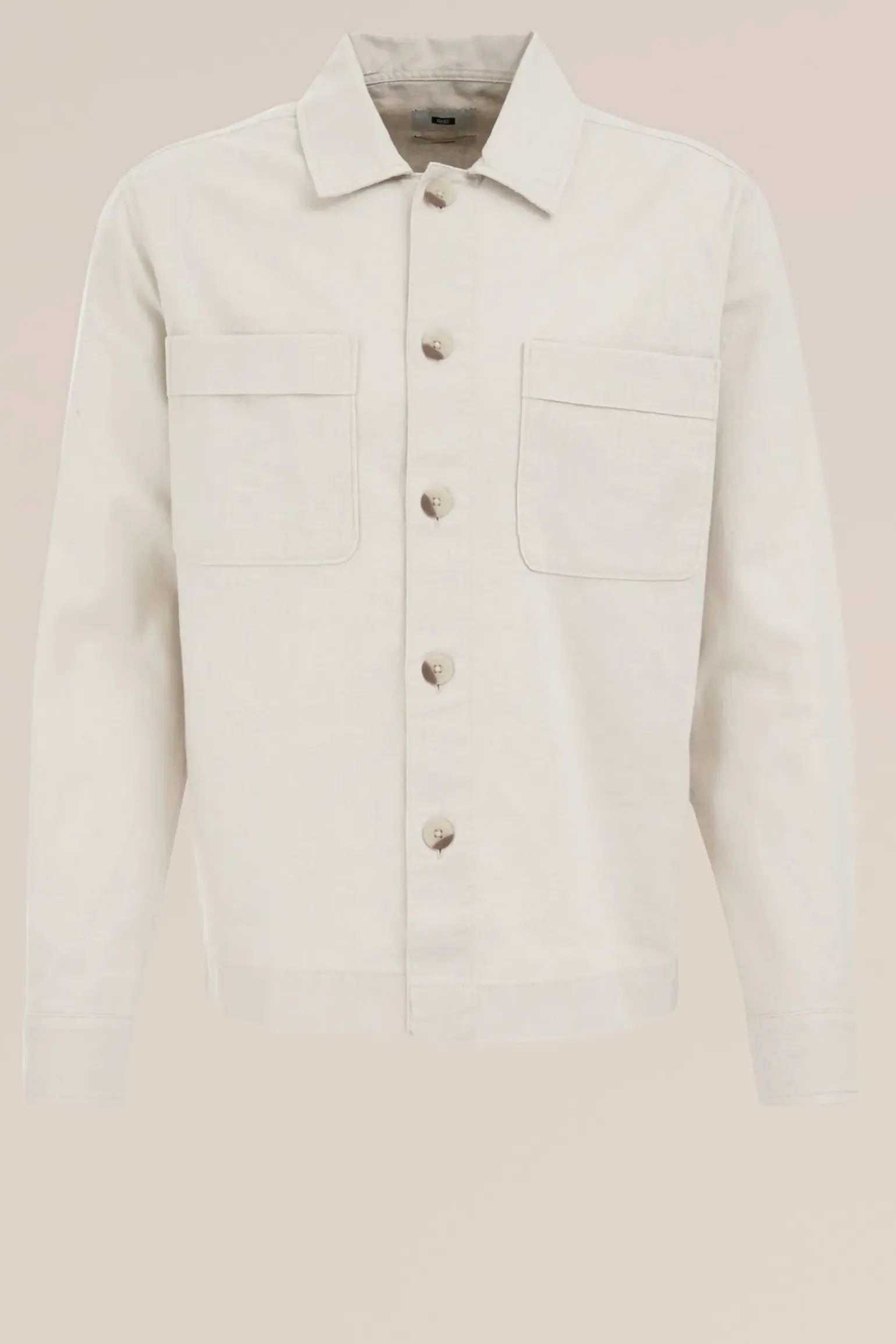 overshirt van linnenmix