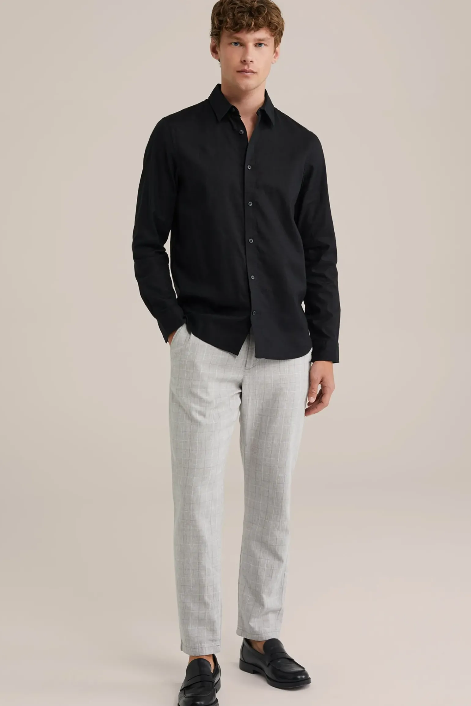 pantalon van linnenmix