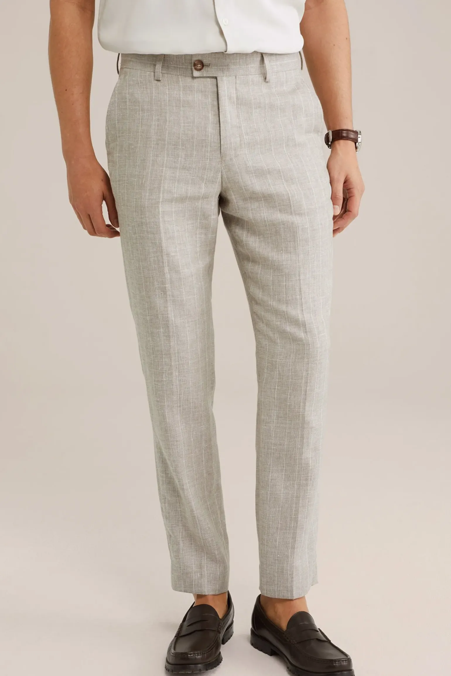 pantalon van linnenmix