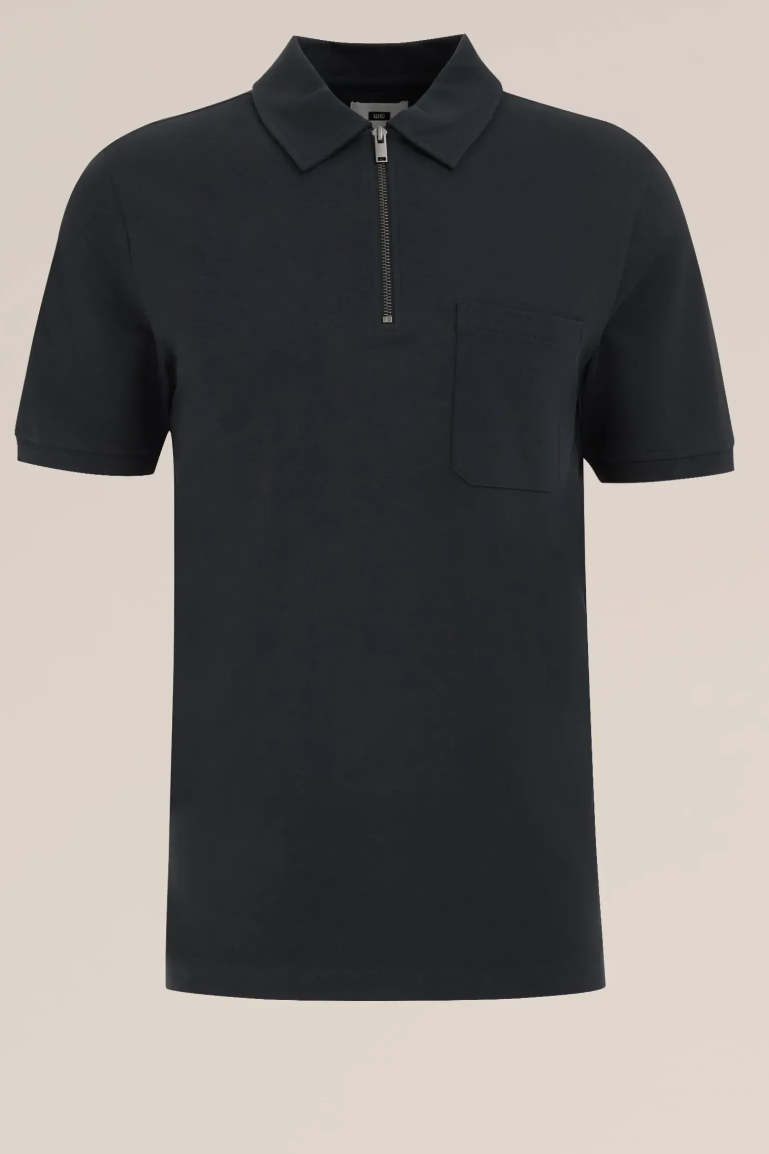 poloshirt met rits