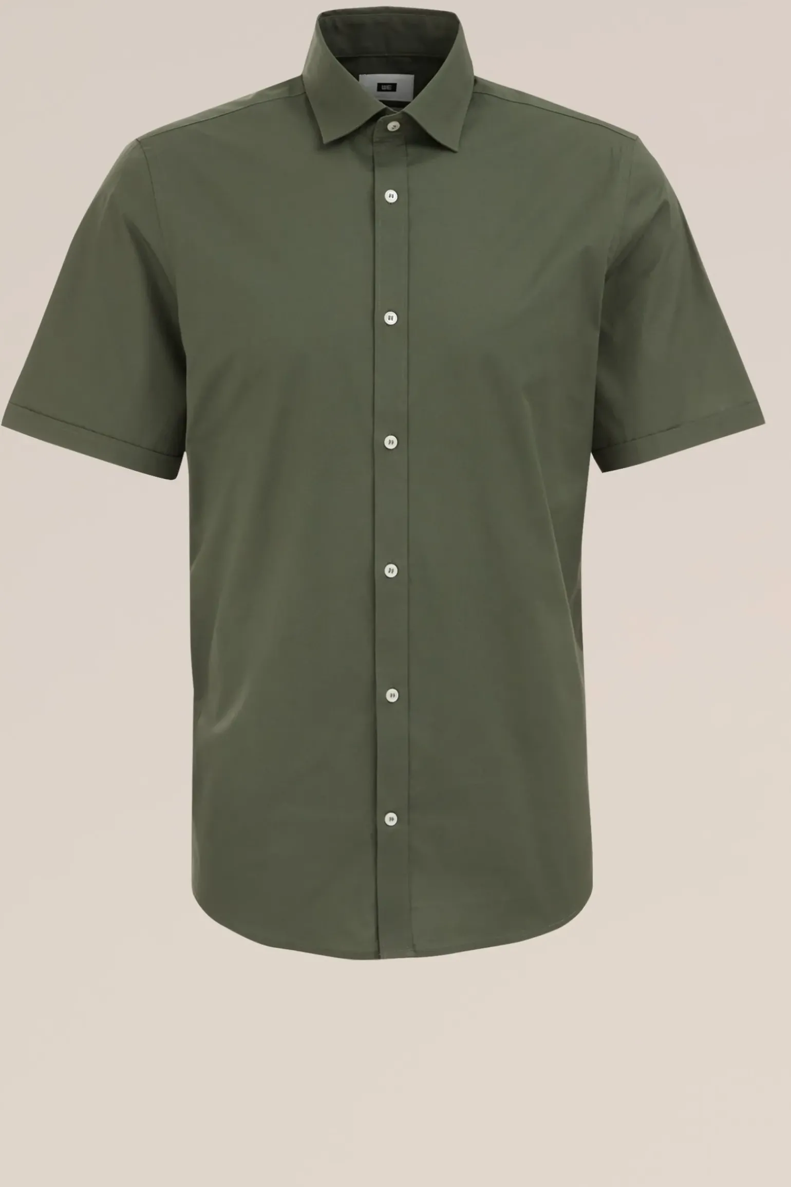 poplin overhemd met stretch
