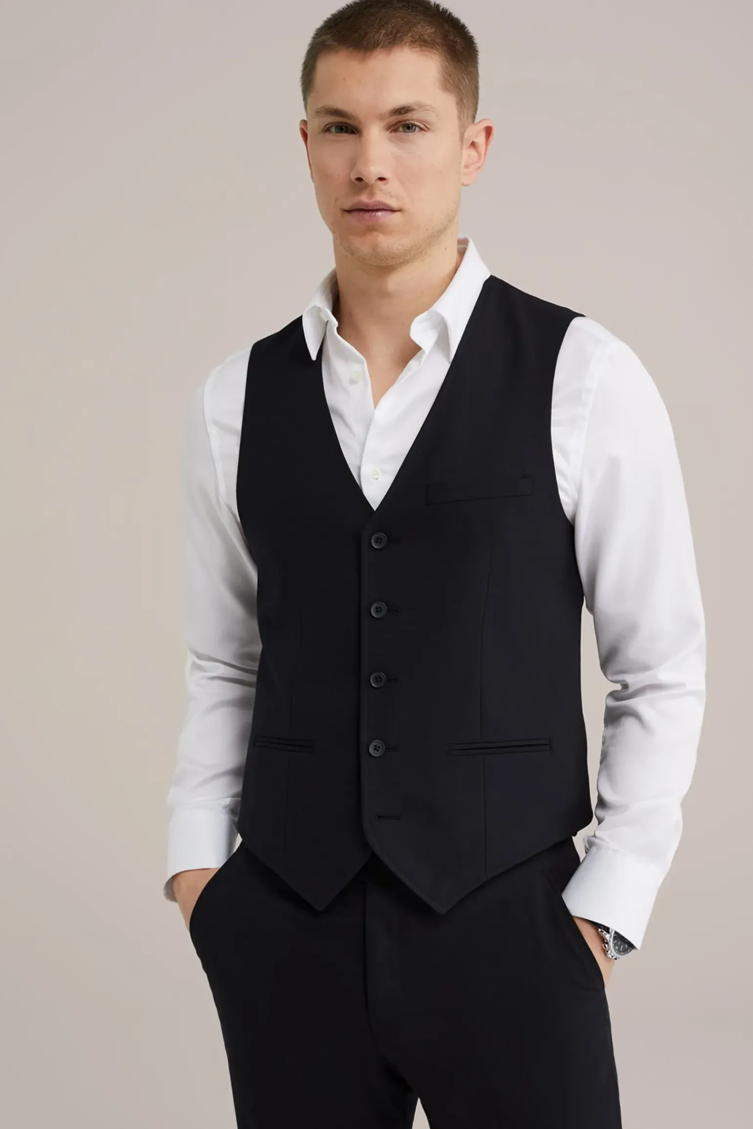 premium gilet van wolmix