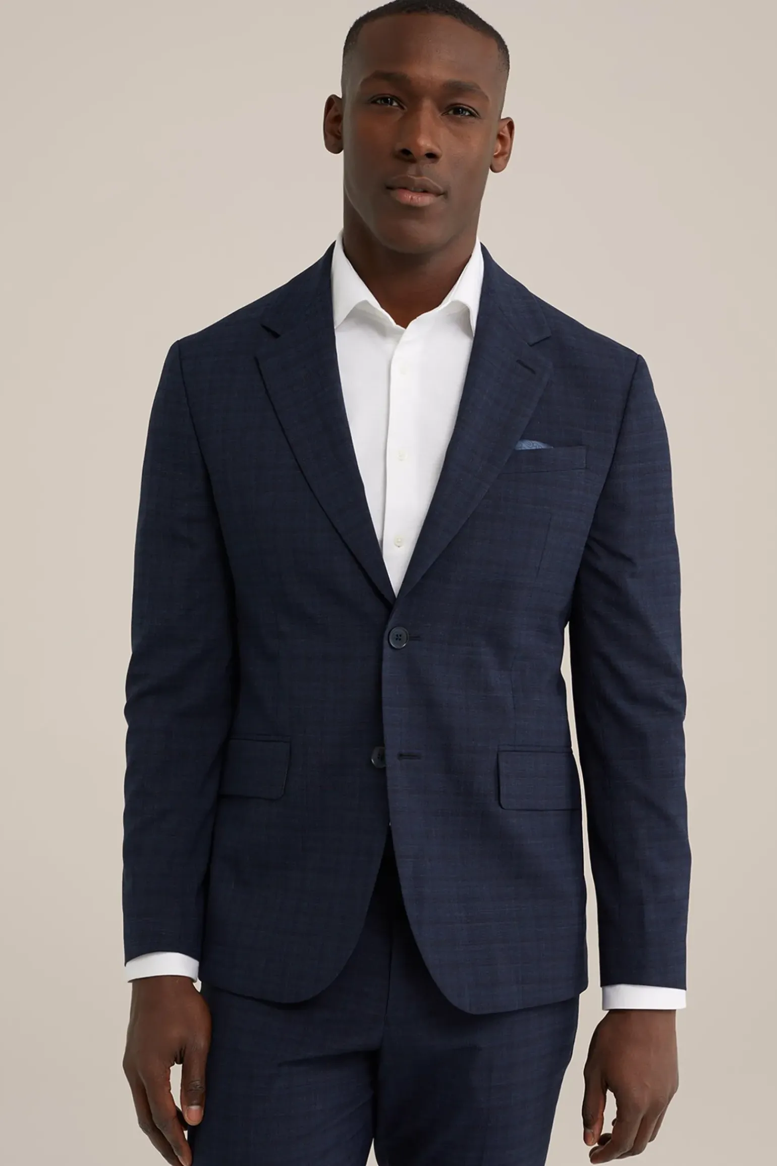 premium slim fit blazer met ruitdessin