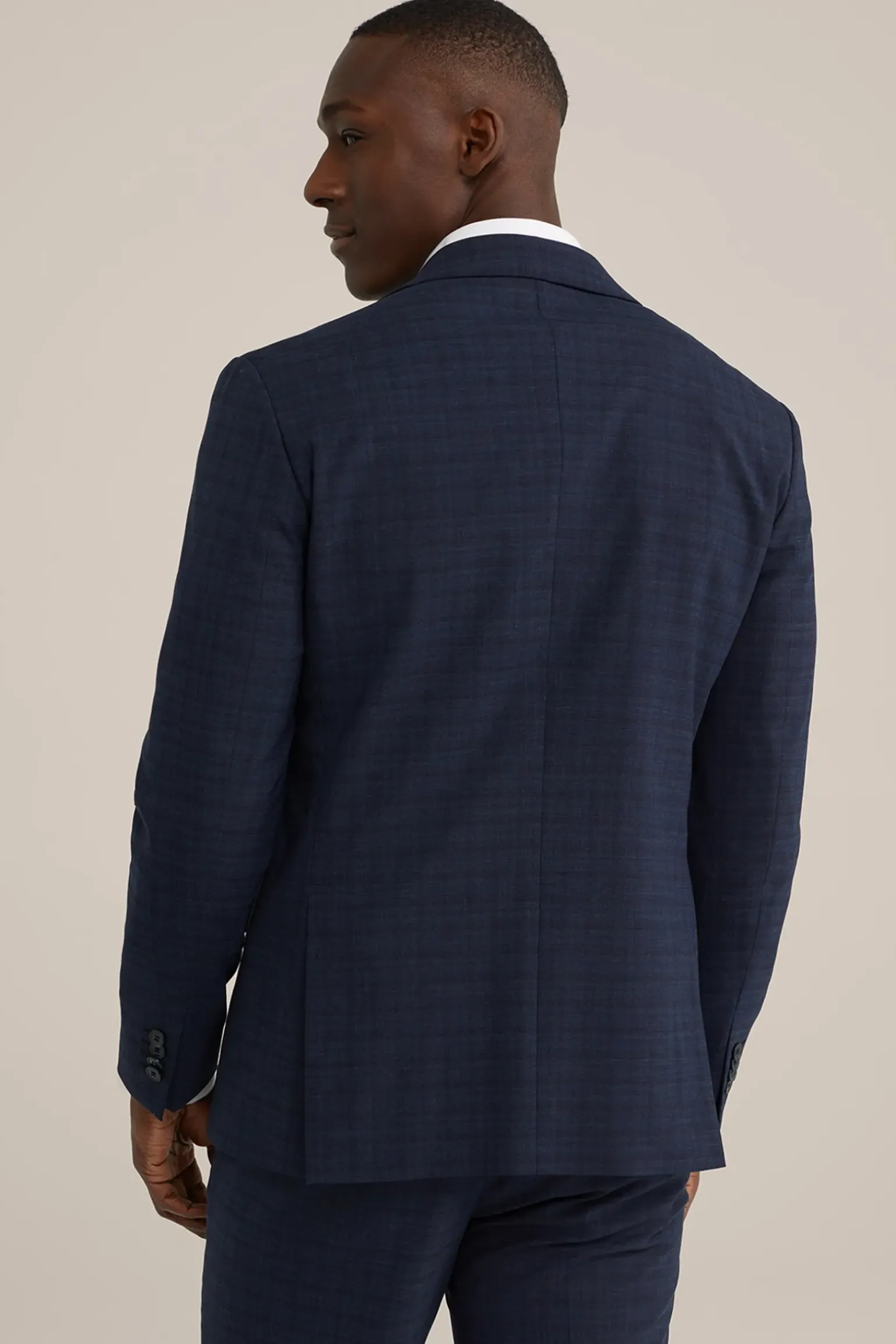 premium slim fit blazer met ruitdessin