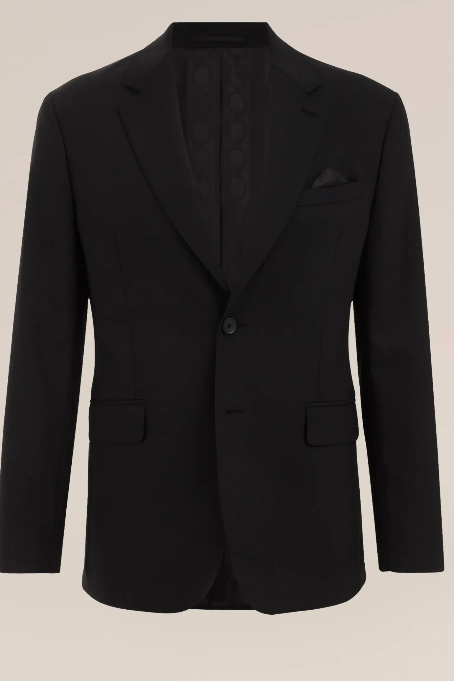 Premium wolmix blazer met structuur