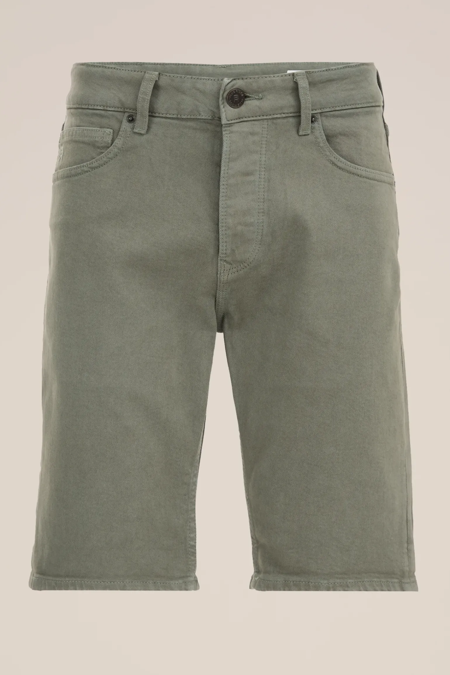 regular fit denim short