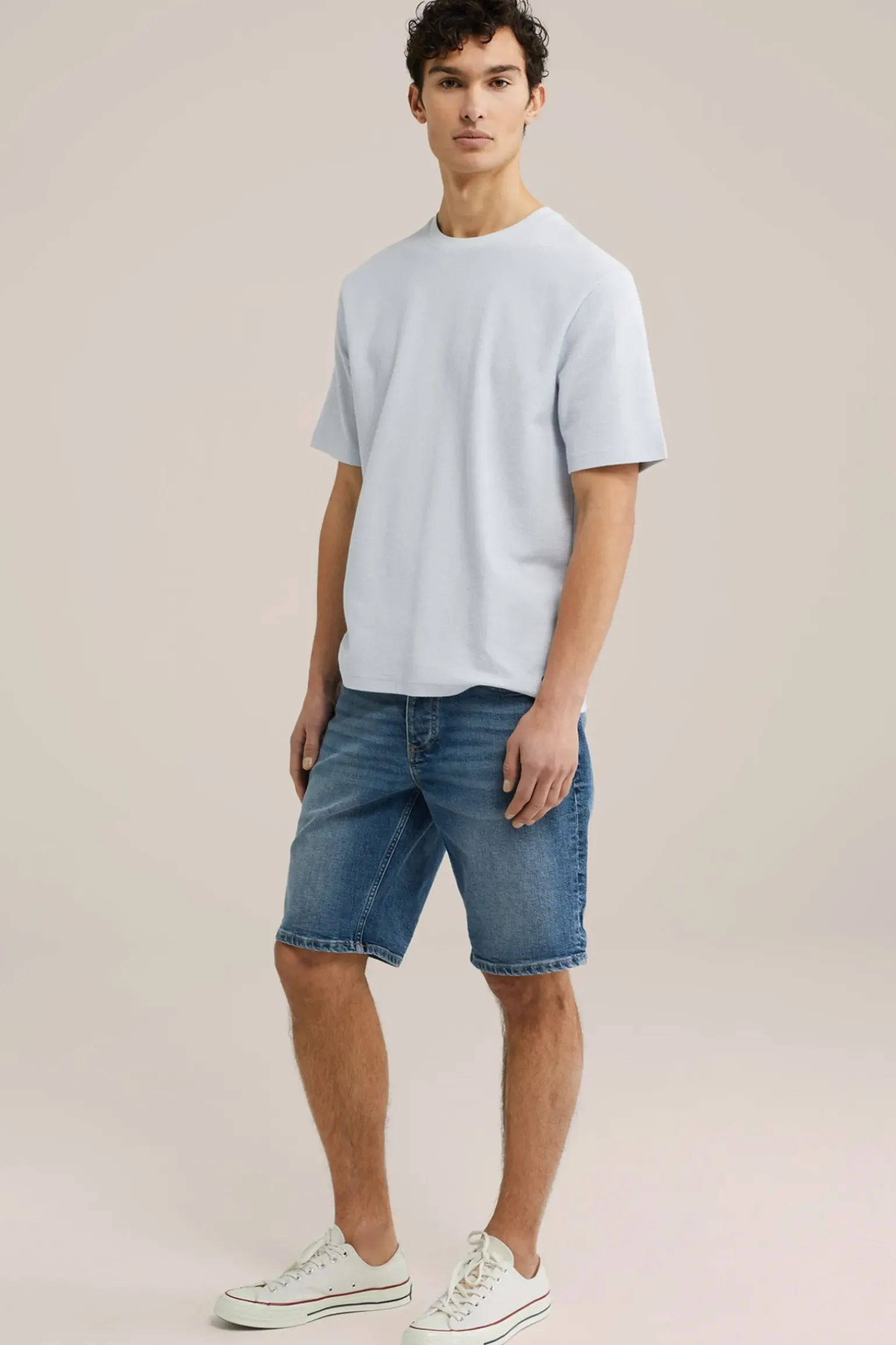 regular fit denimshort