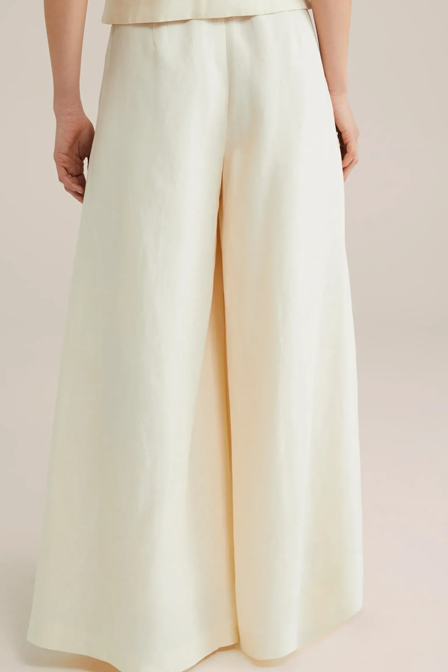 regular fit pantalon van linnenmix - THE ICONIC TROUSERS