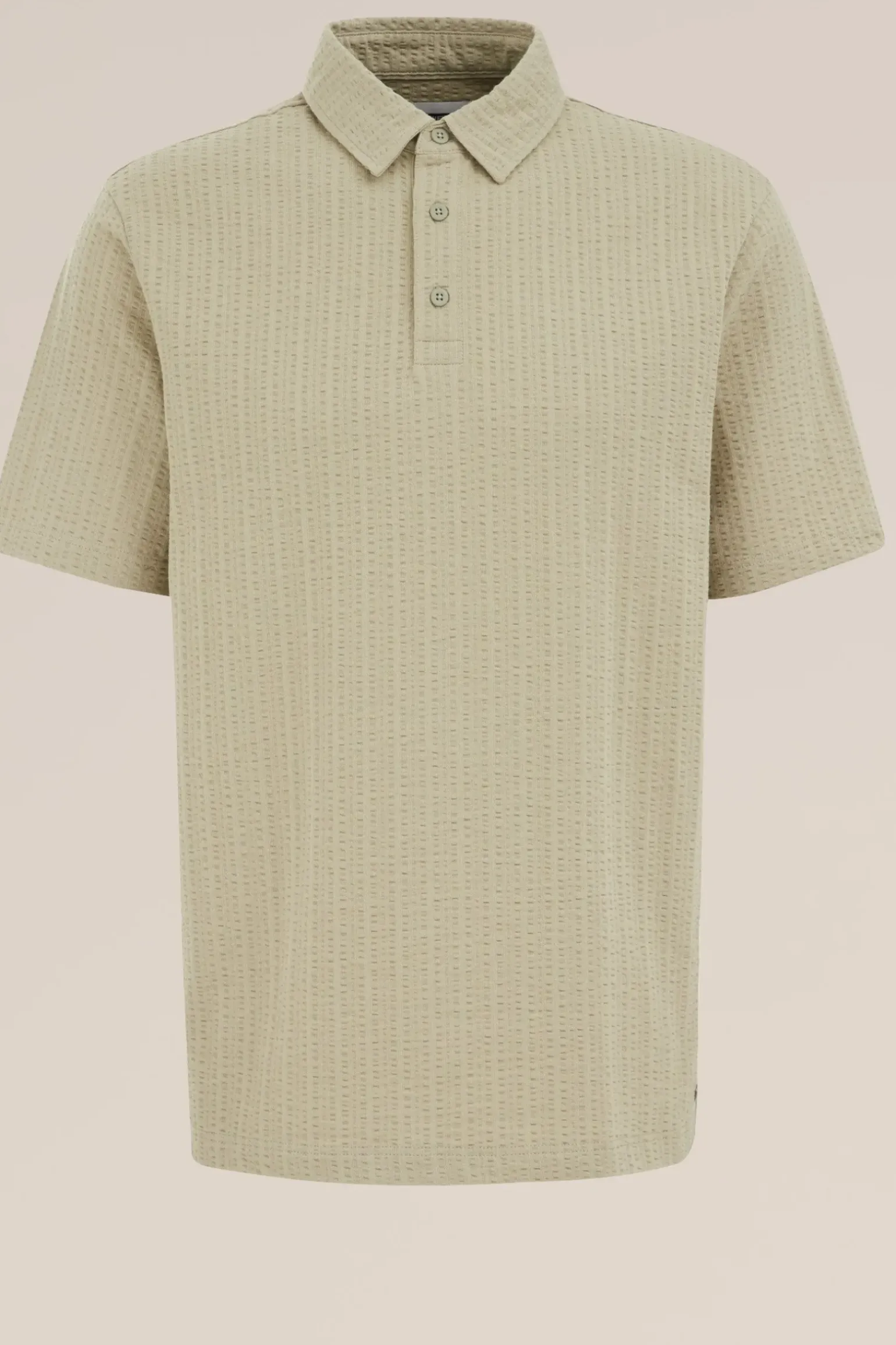 Seersucker polo