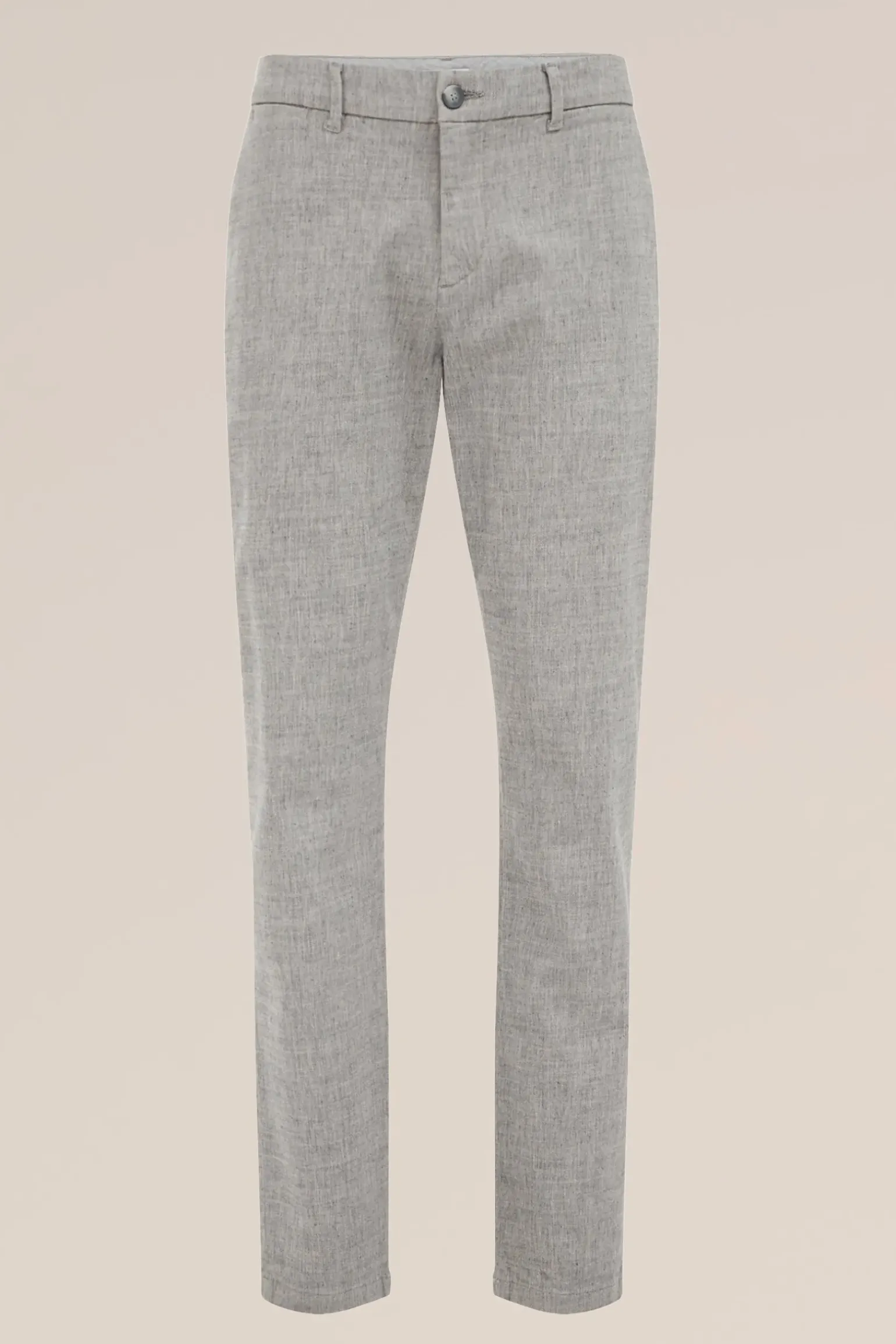 slim fit chino met structuur