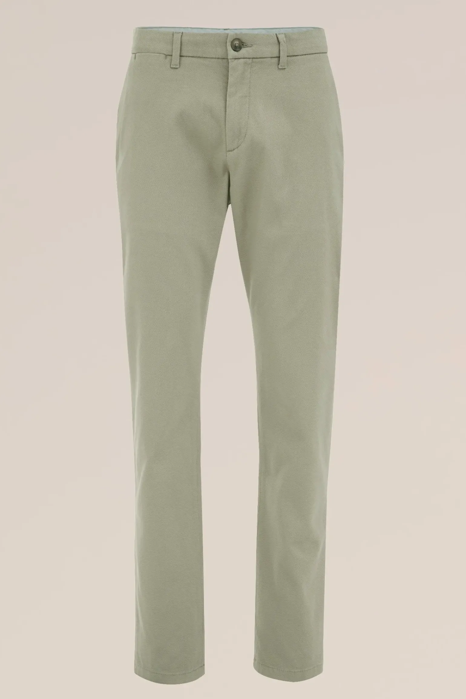 Slim fit chino met structuur