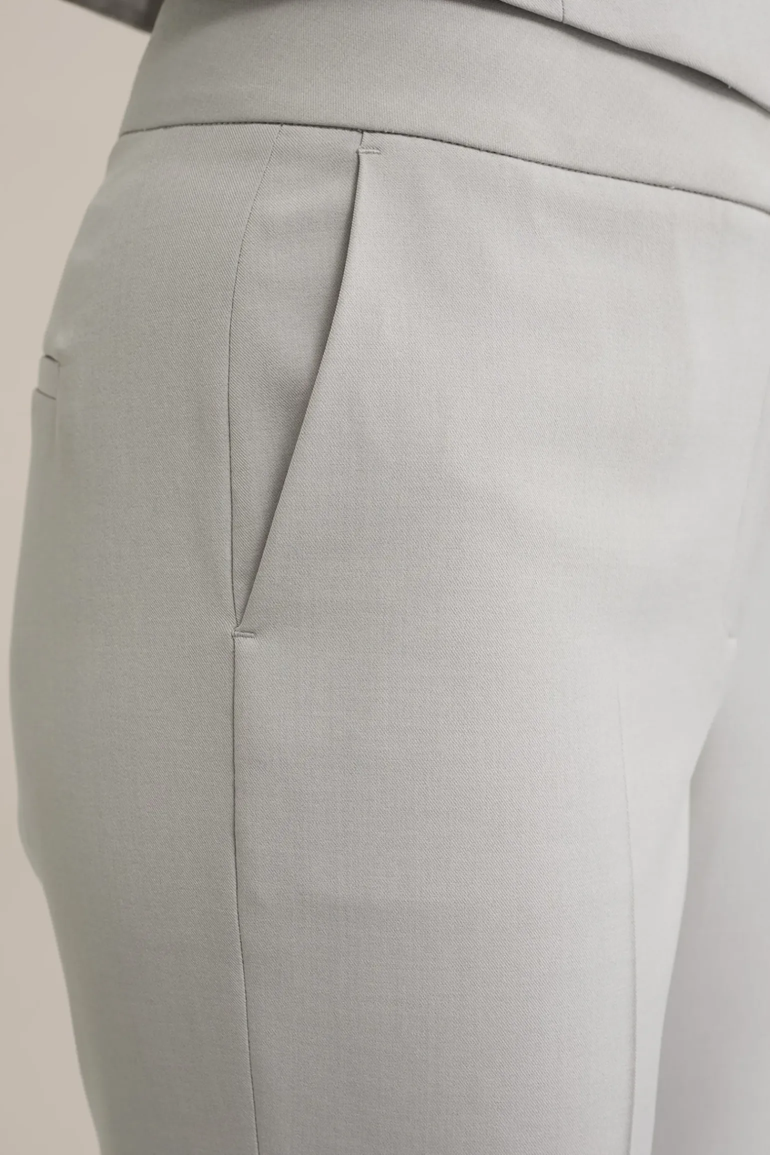 Slim fit flared pantalon