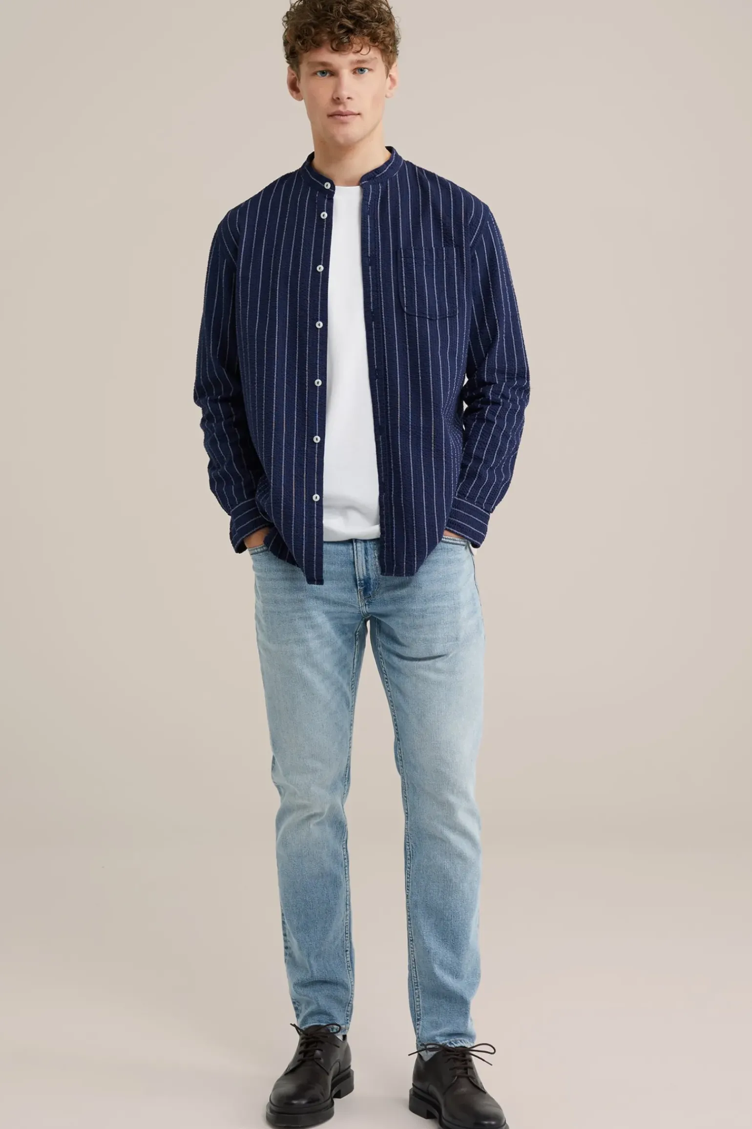 slim fit jeans met medium stretch