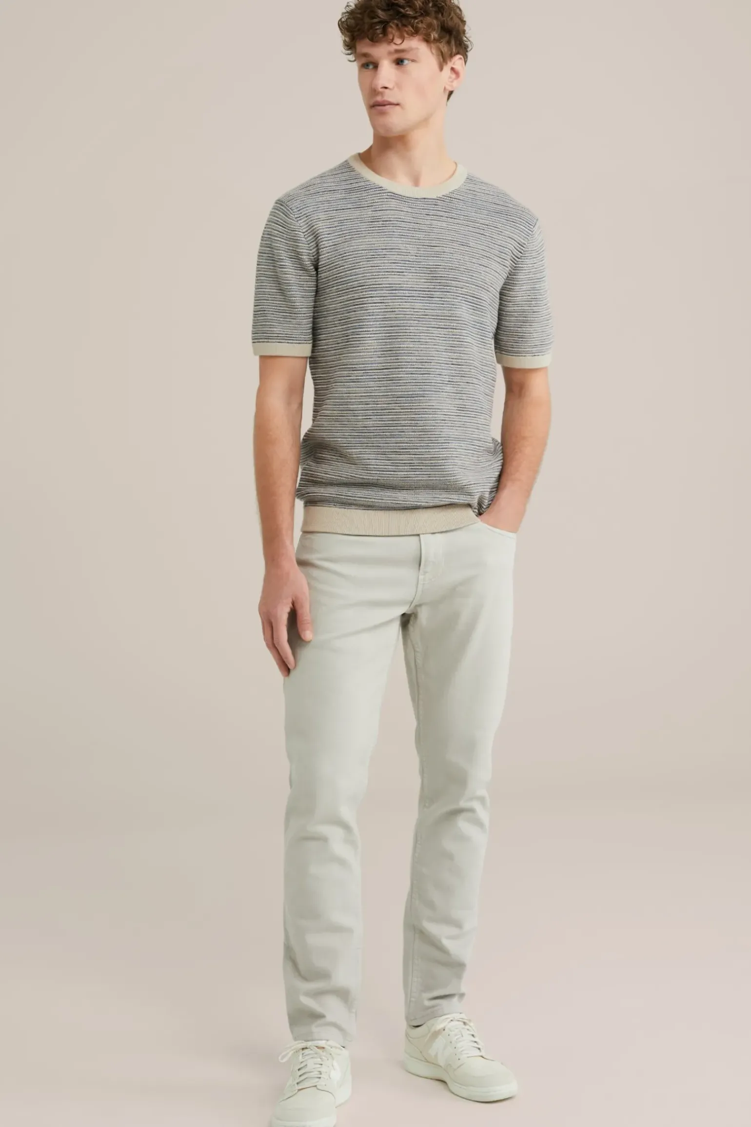 slim fit jeans met medium stretch