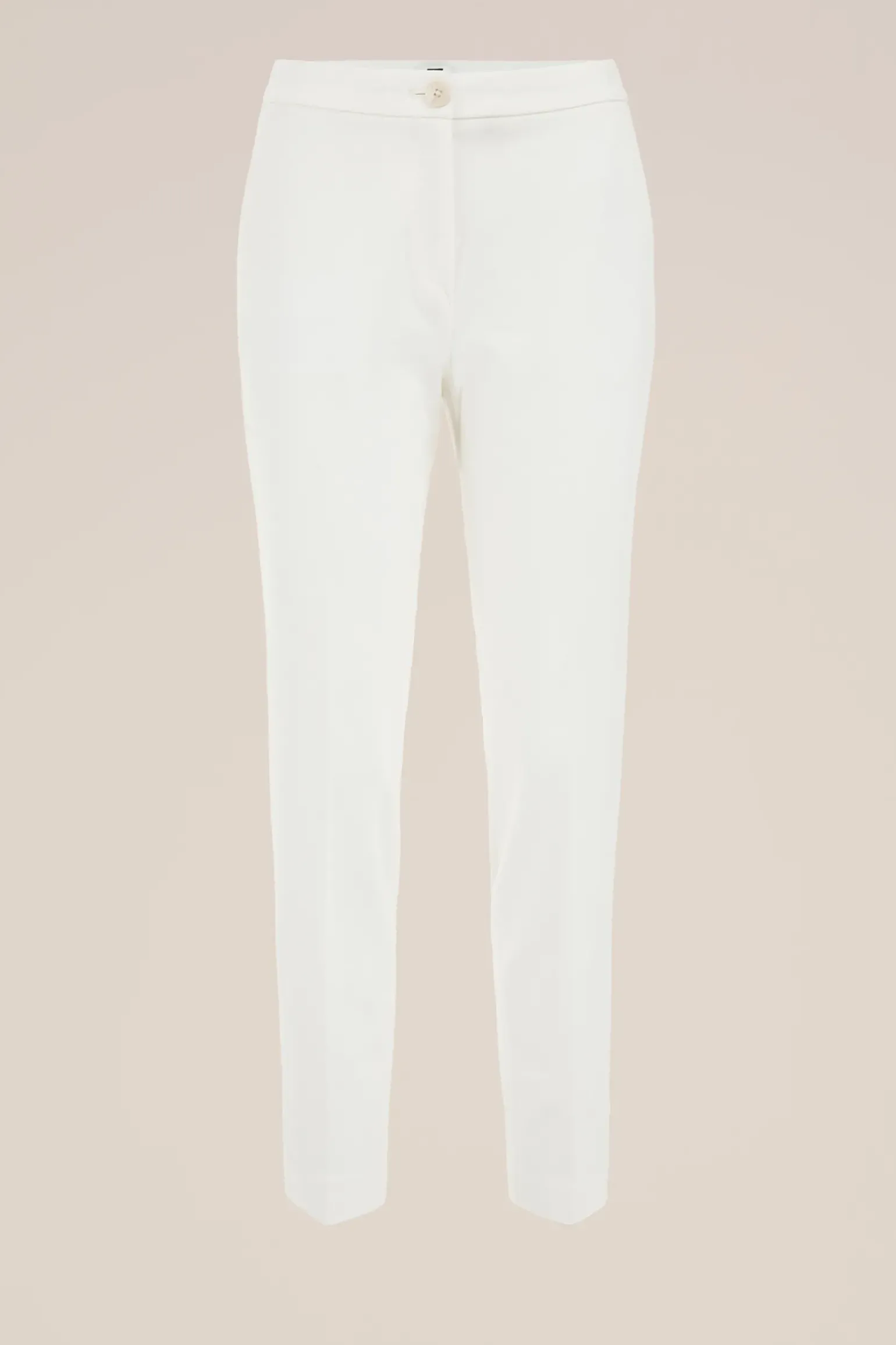 slim fit jersey pantalon met stretch