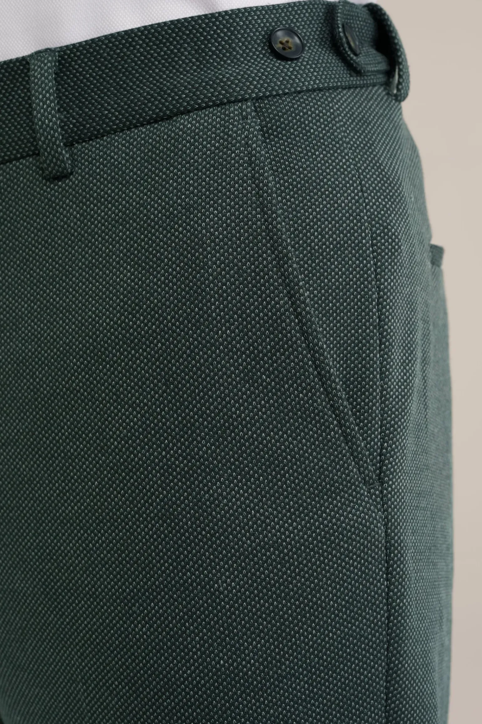 slim fit pantalon met stretch