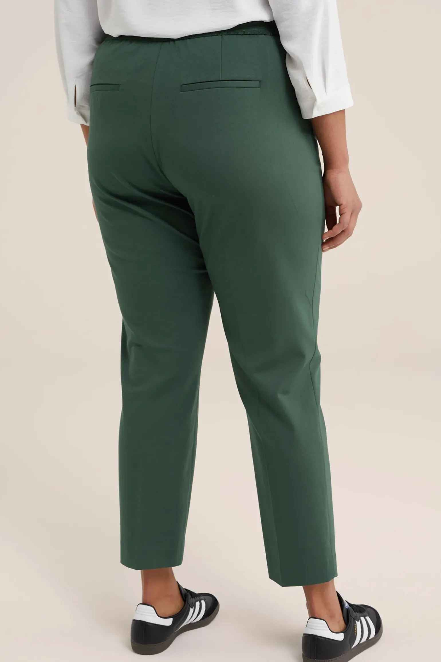 slim fit pantalon met stretch - Curve