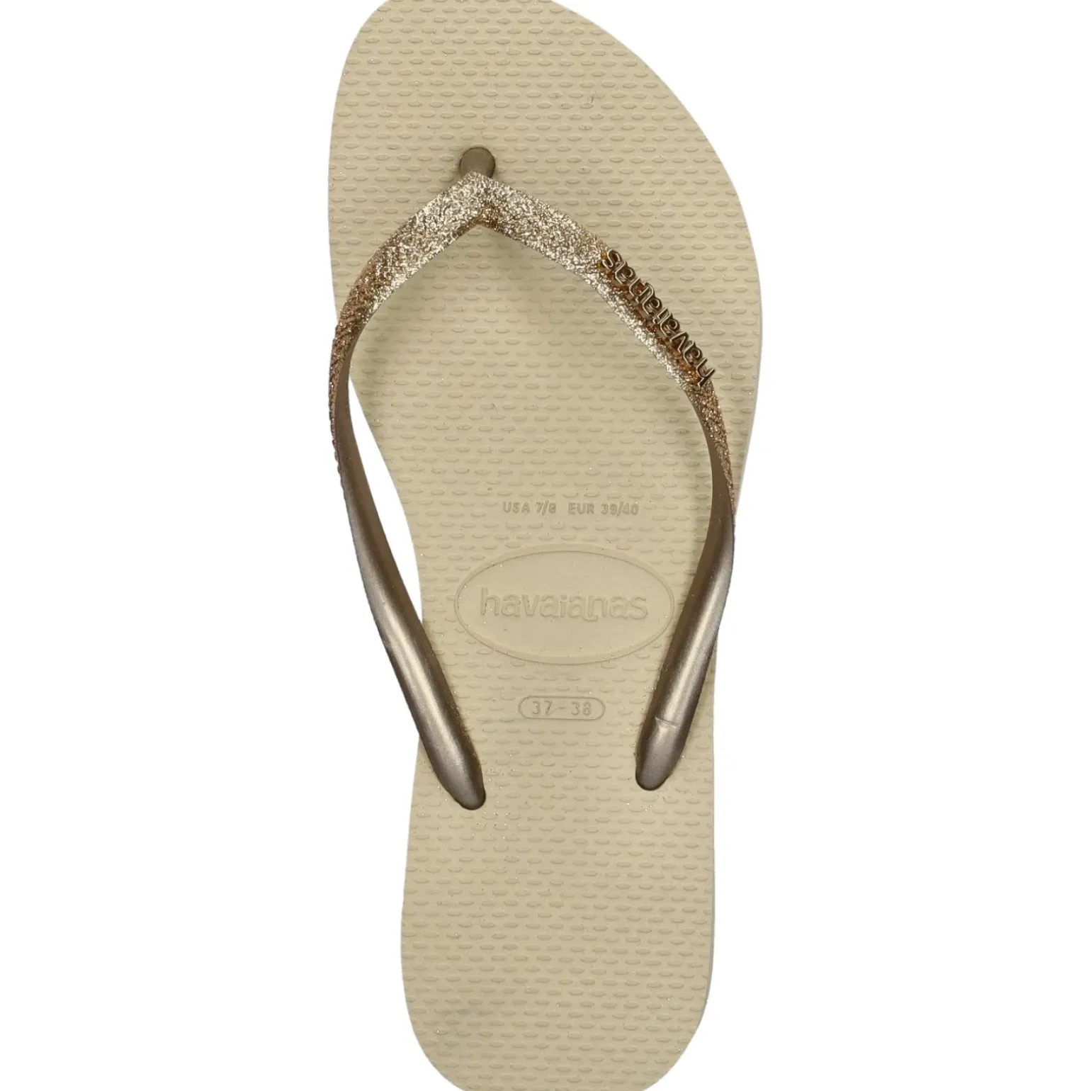 Slim glitter II dames teenslipper
