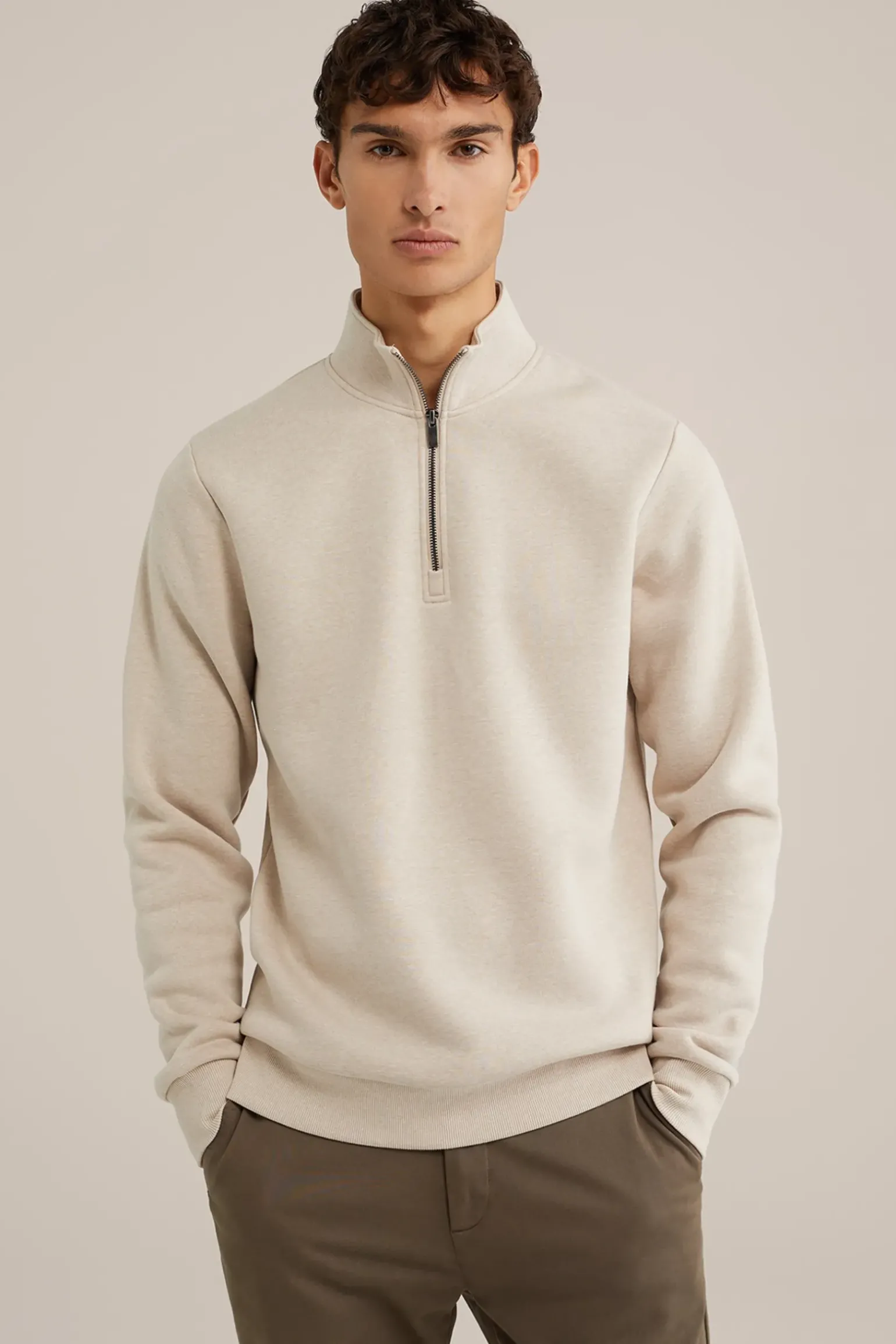 sweater met rits