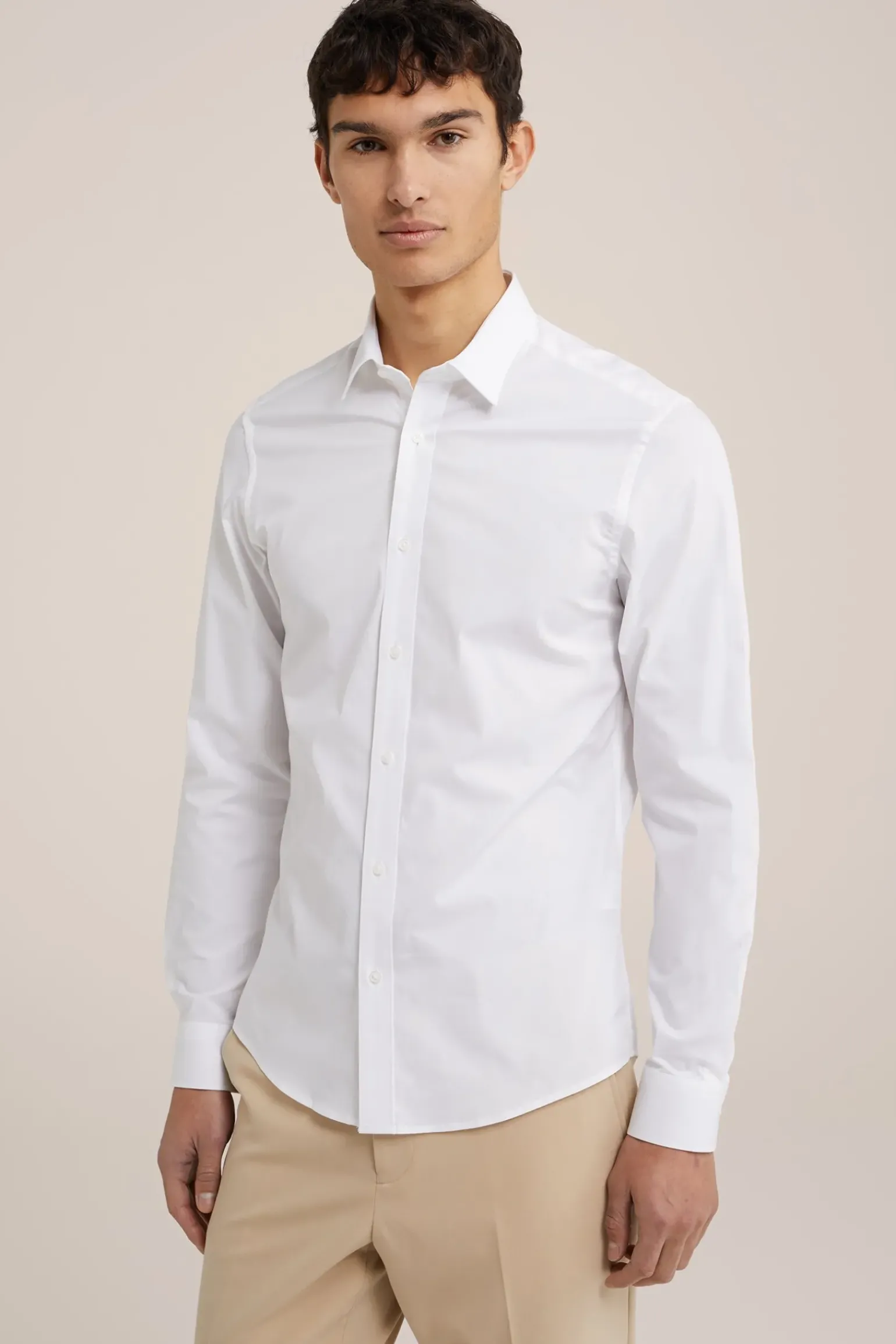 tall fit overhemd met stretch
