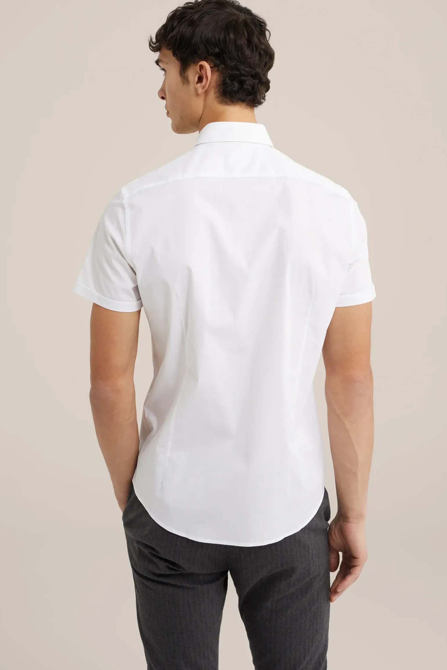 tall fit overhemd met stretch