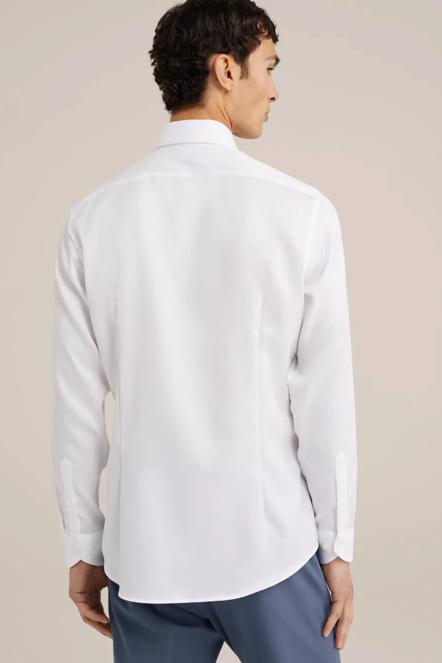 tall fit overhemd met structuur