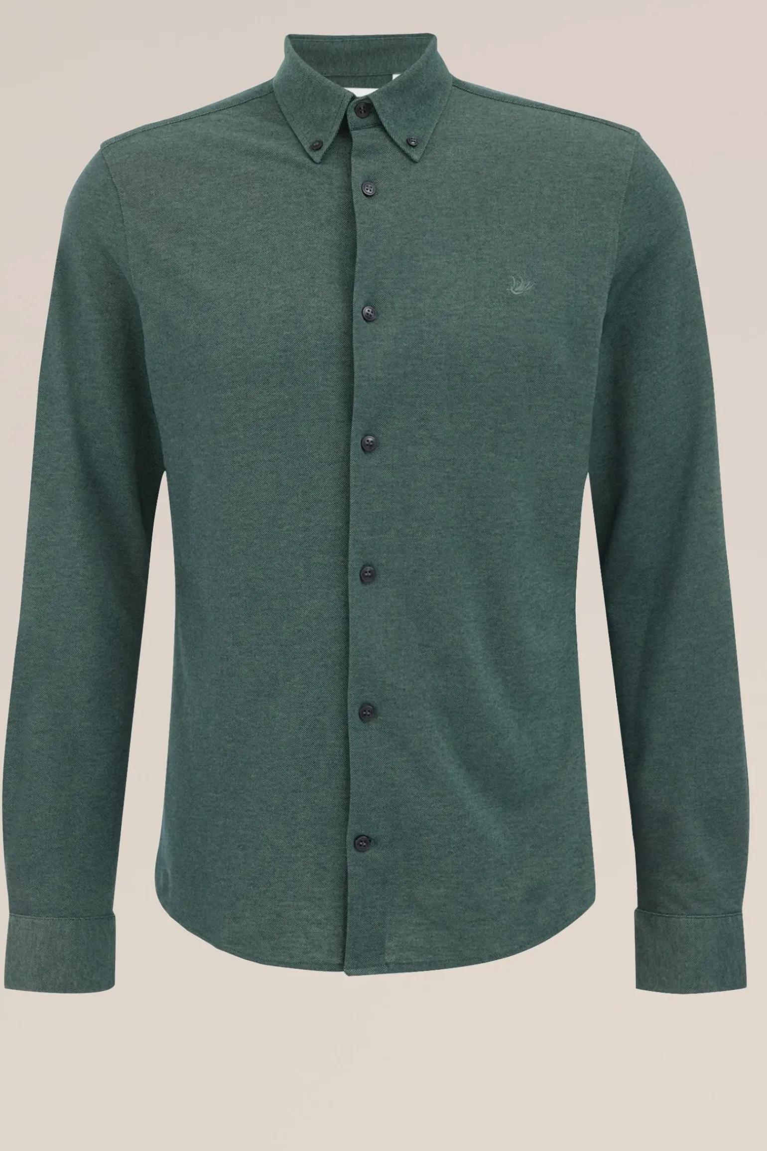Tall fit overhemd van piquéjersey