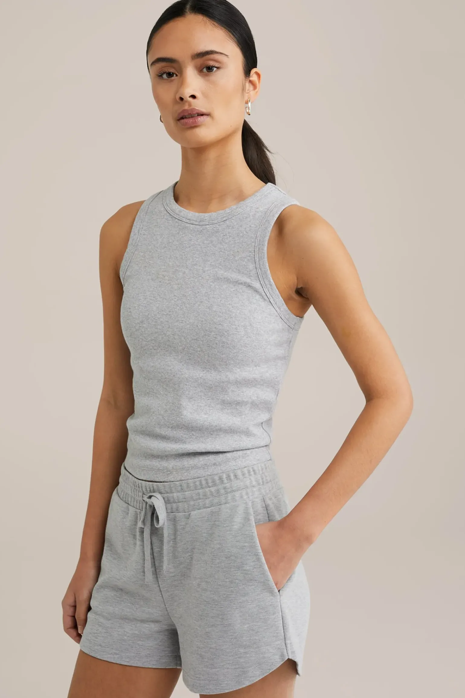 tanktop met geïntegreerde bh