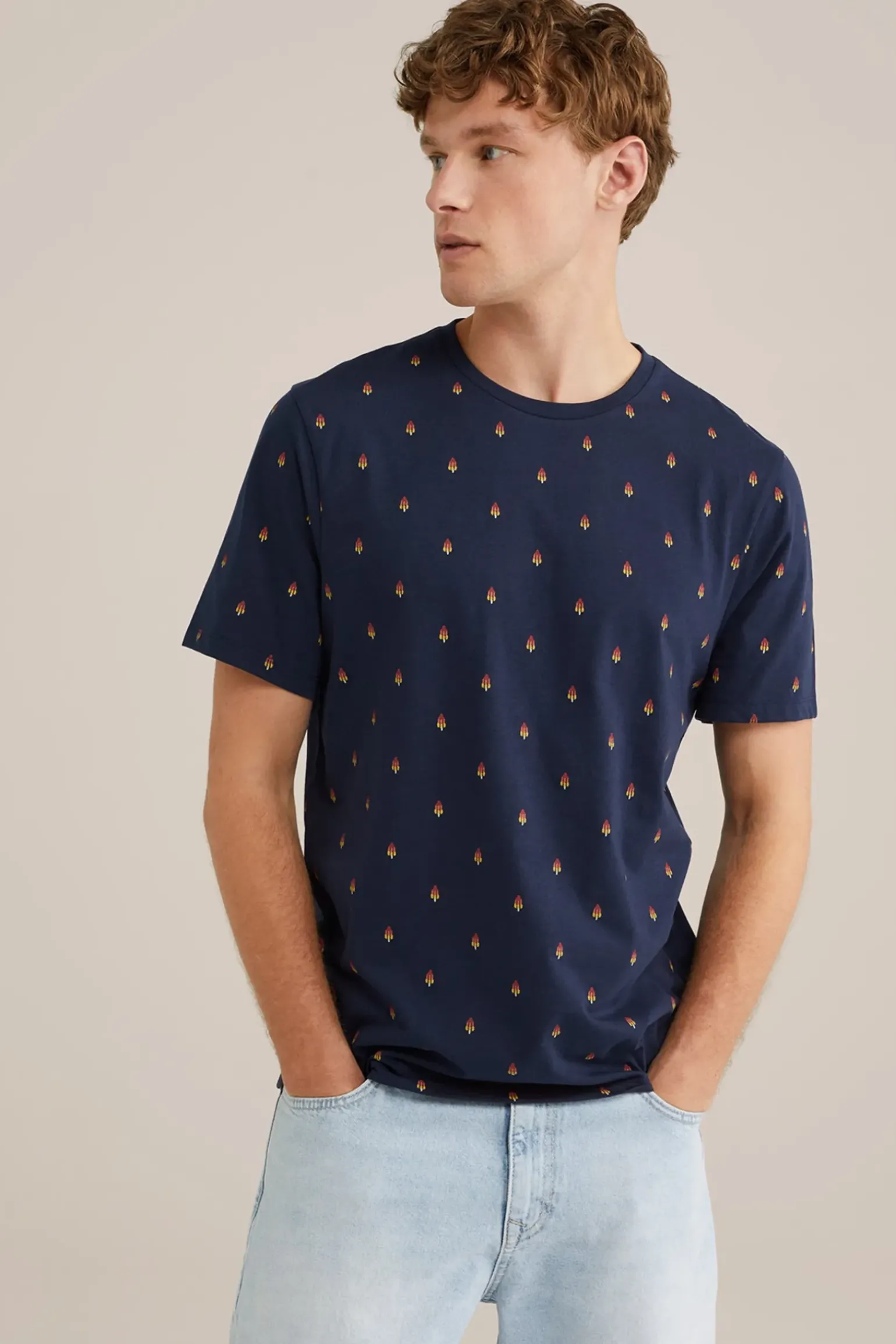 T-shirt met dessin