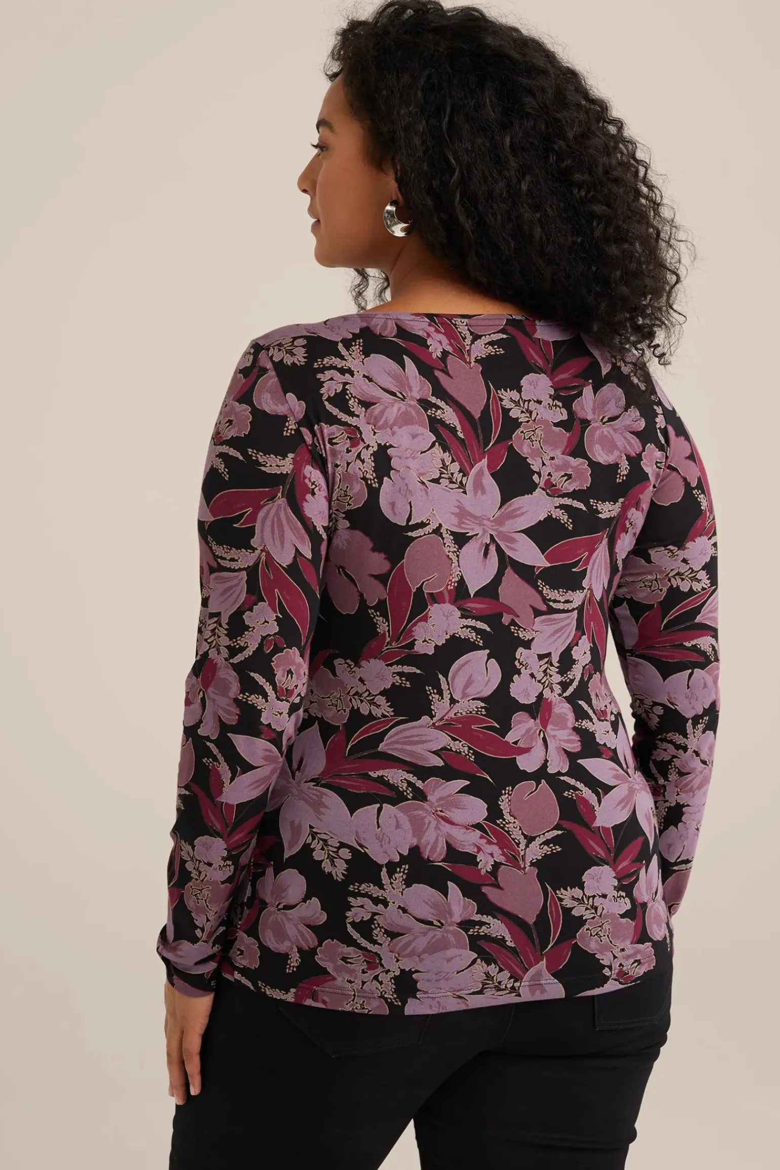 T-shirt met dessin - Curve