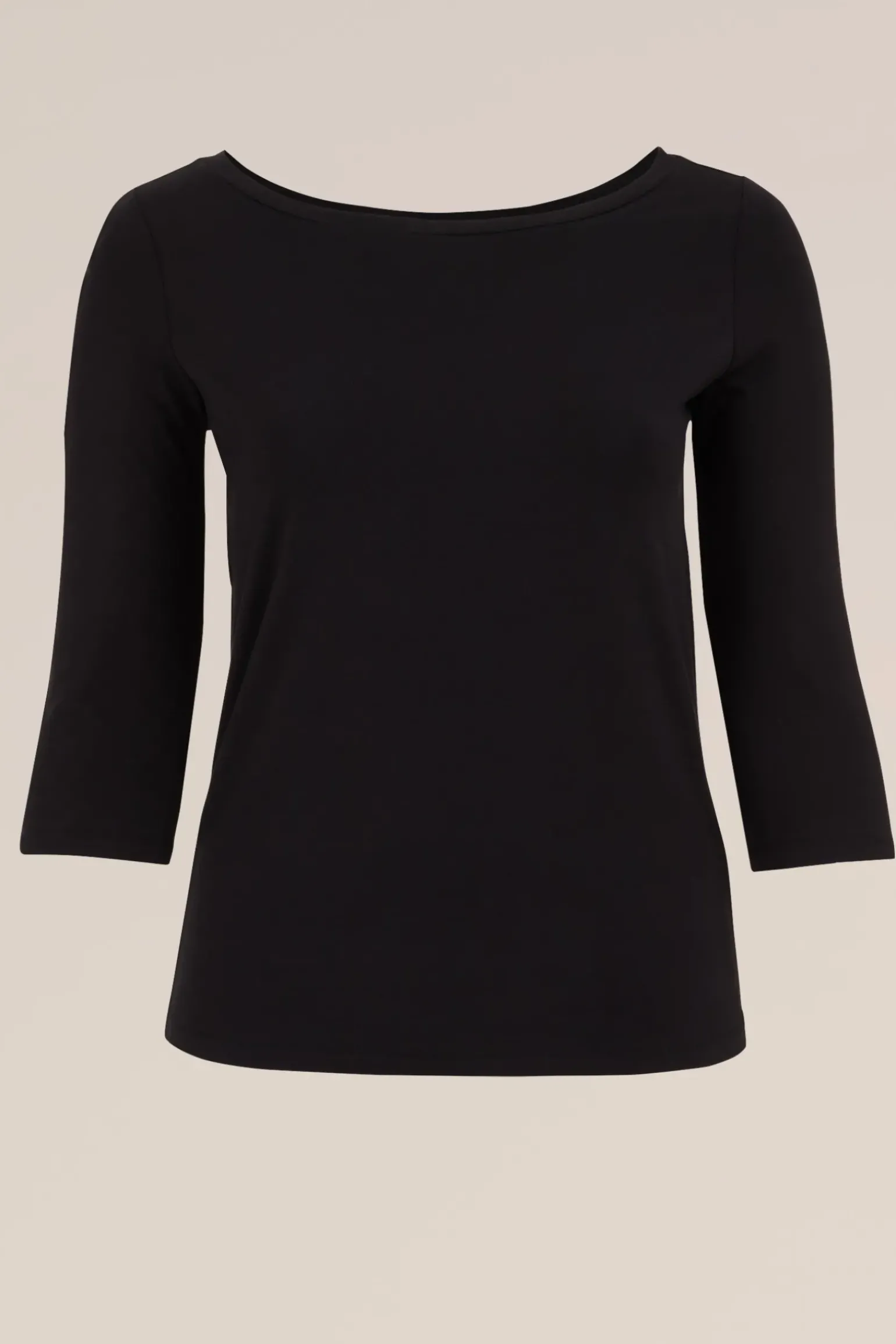 T-shirt met driekwart mouwen - Curve